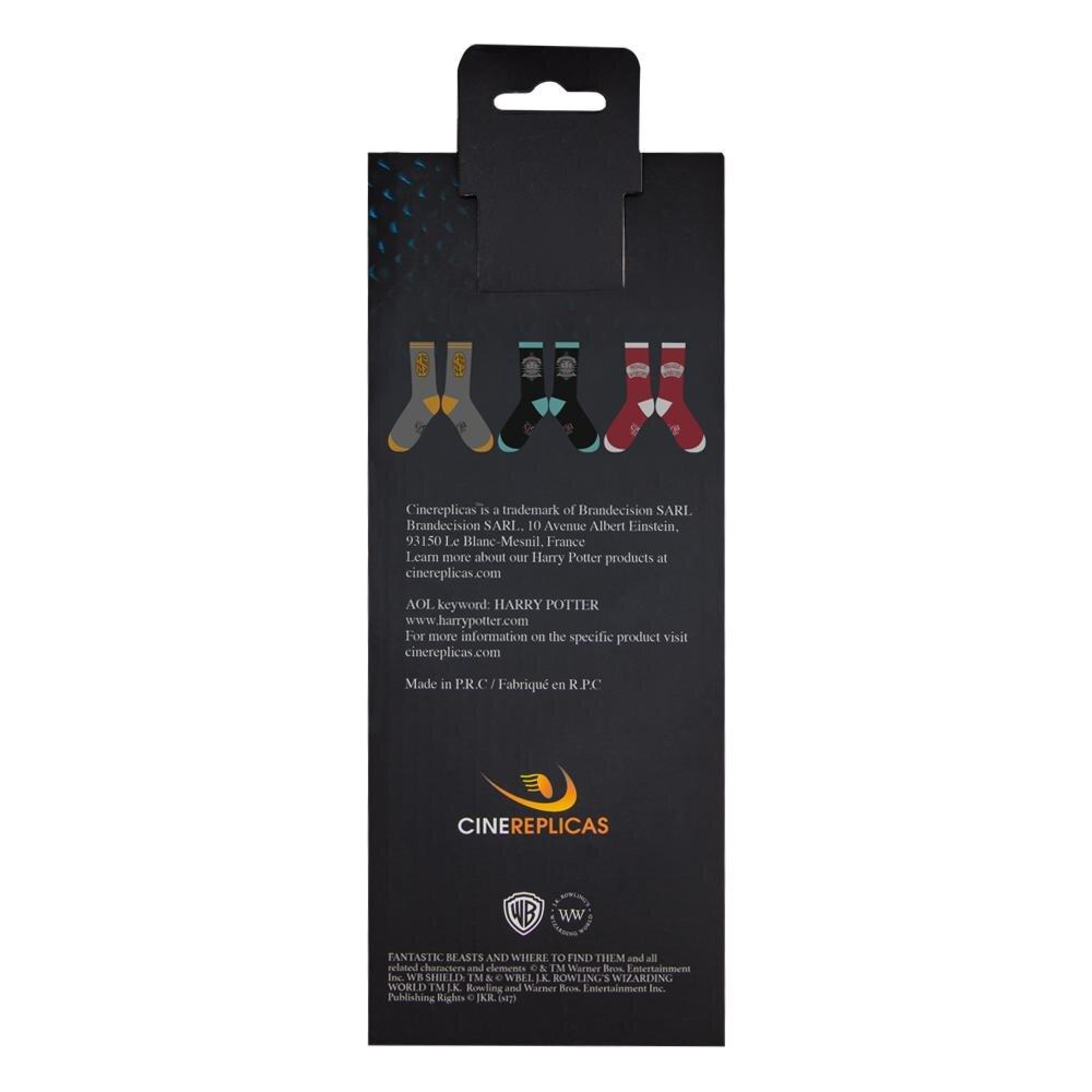 Носки Fantastic Beasts Newt Scamander 3-pack 36-40 red/black/gray - 5 - Robinzon.ua