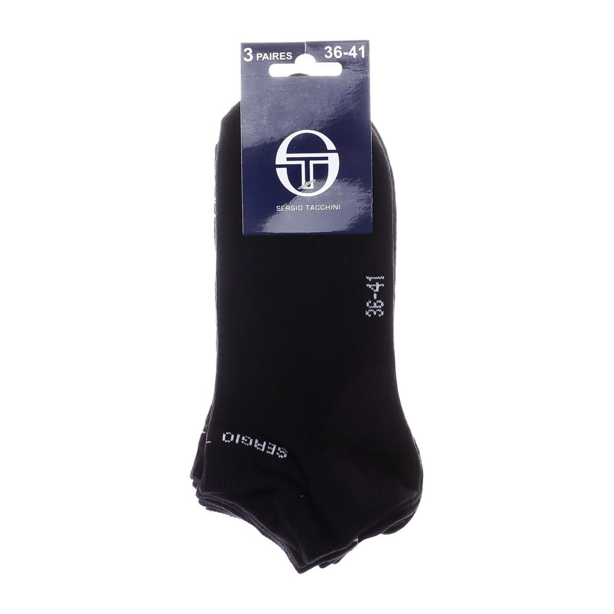Шкарпетки Sergio Tacchini 3-pack 36-41 black 13151567-1 - 1 - Robinzon.ua