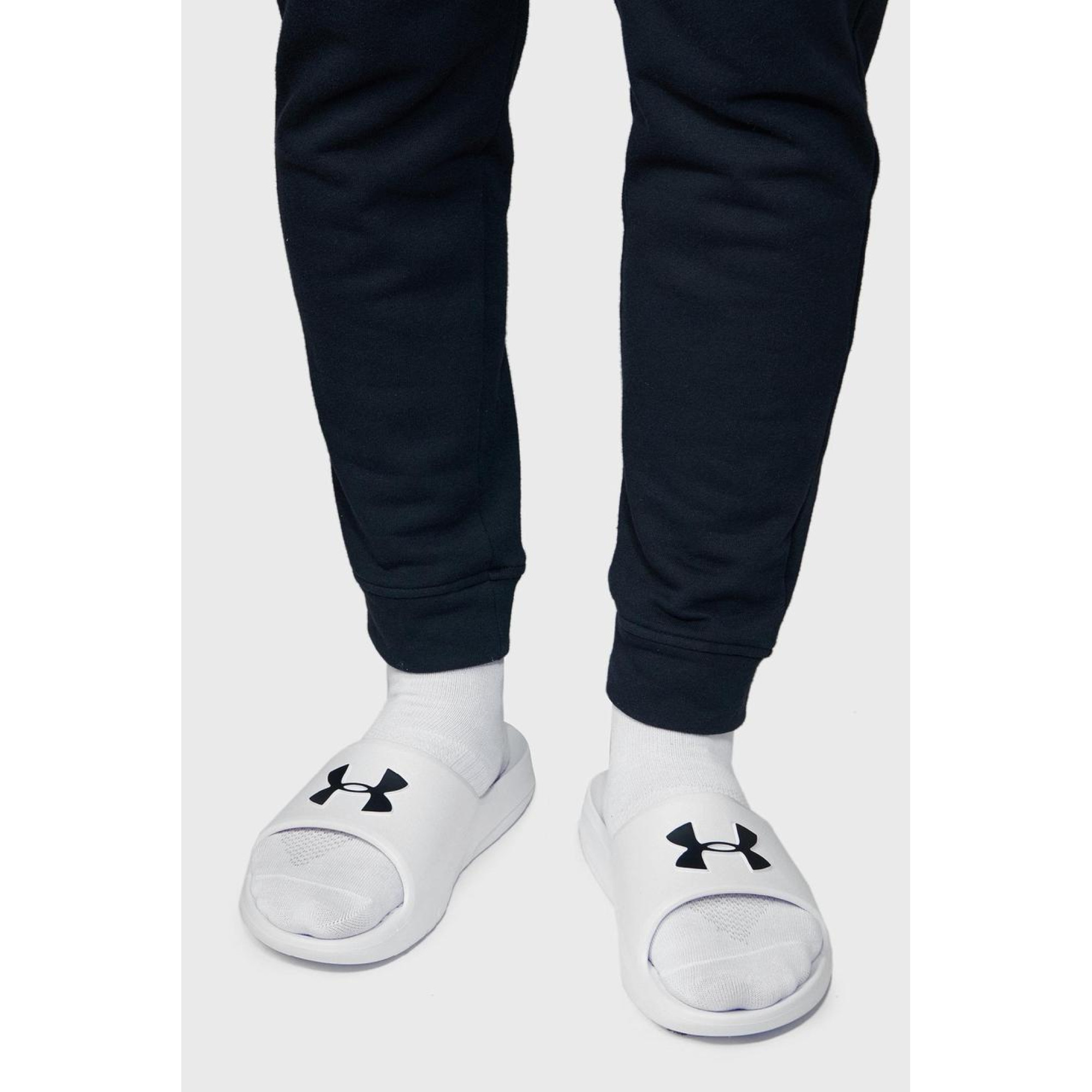 Чоловічі Шльопанці UA CORE PTH SL Білий 47.5 (3021286-100 47.5) - 5 - Robinzon.ua