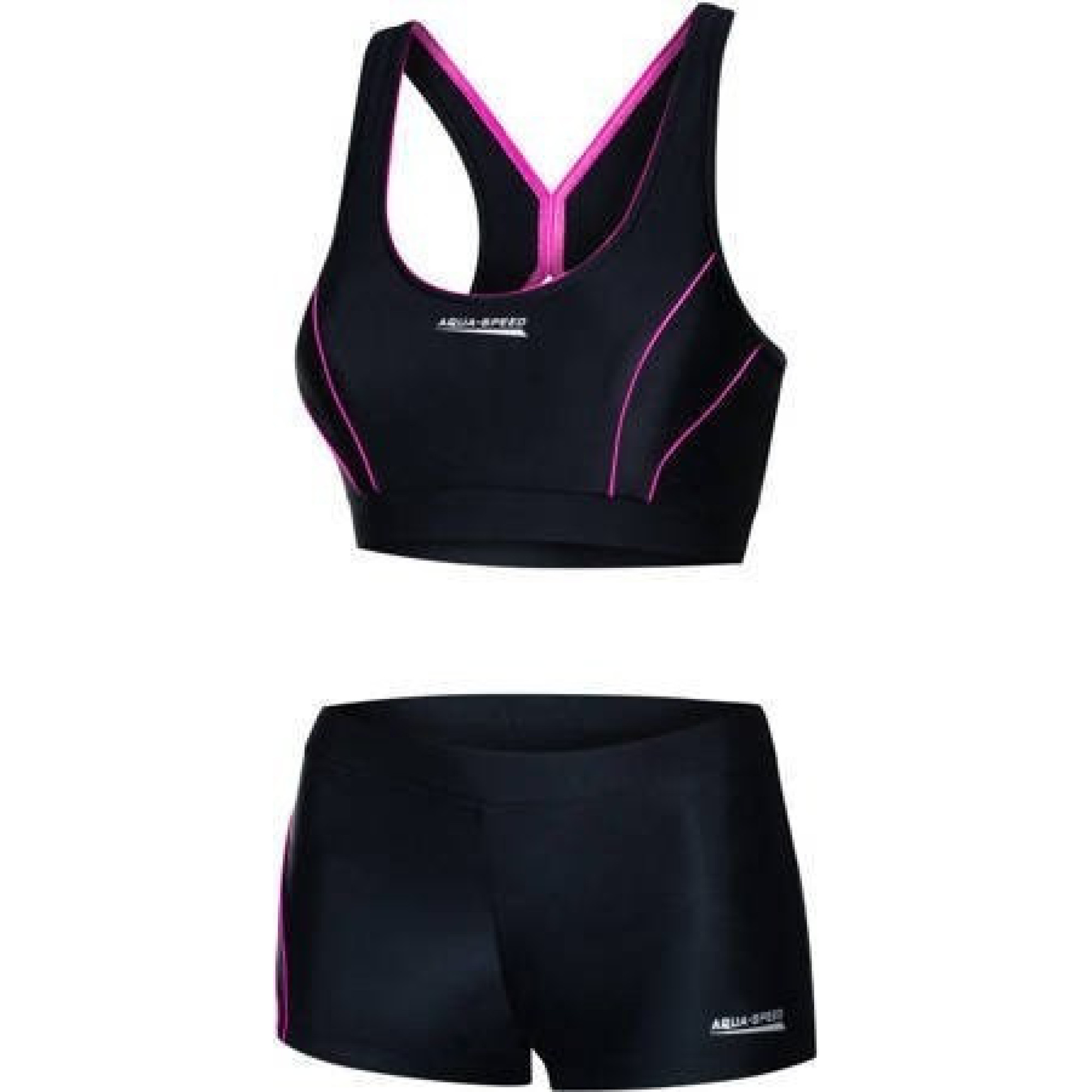 Купальник роздільний для жінок Aqua Speed FIONA 6462 чорний, рожевий Жін 40(L) 348-19 40 - Robinzon.ua