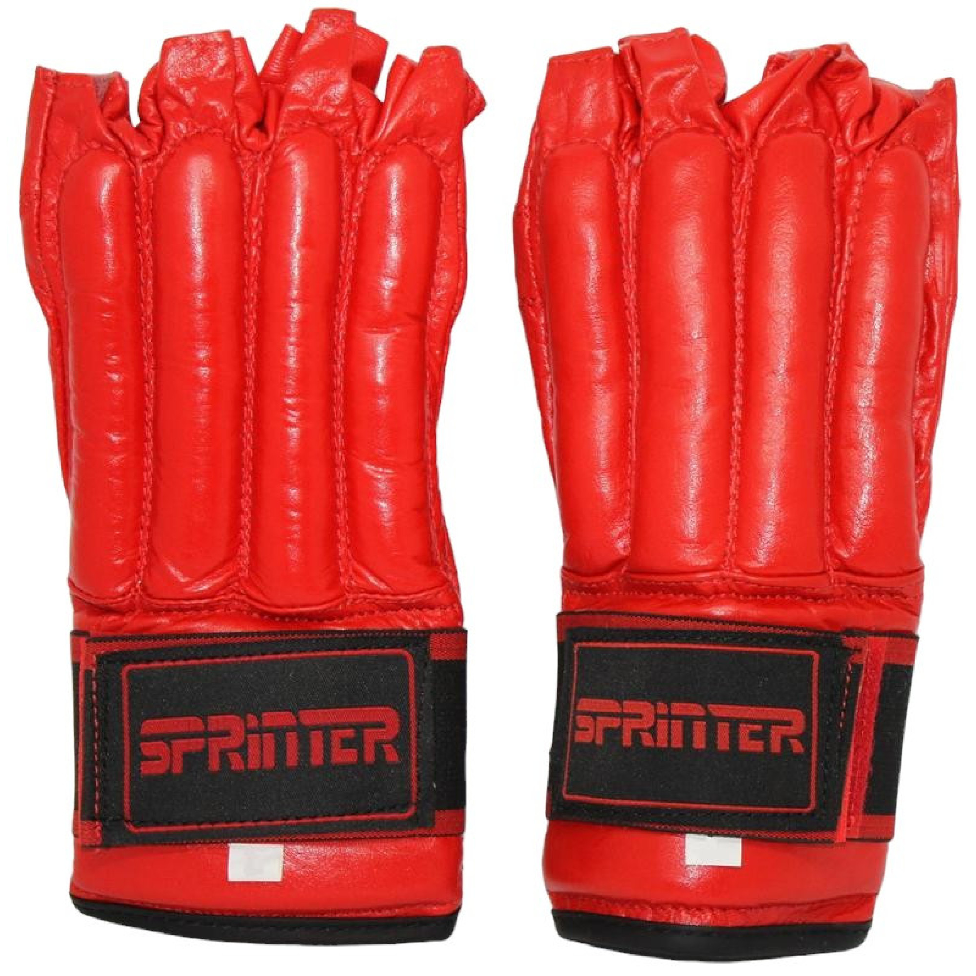 Рукавички шингарти шкіряні SPRINTER на липучці червоний XL - Robinzon.ua