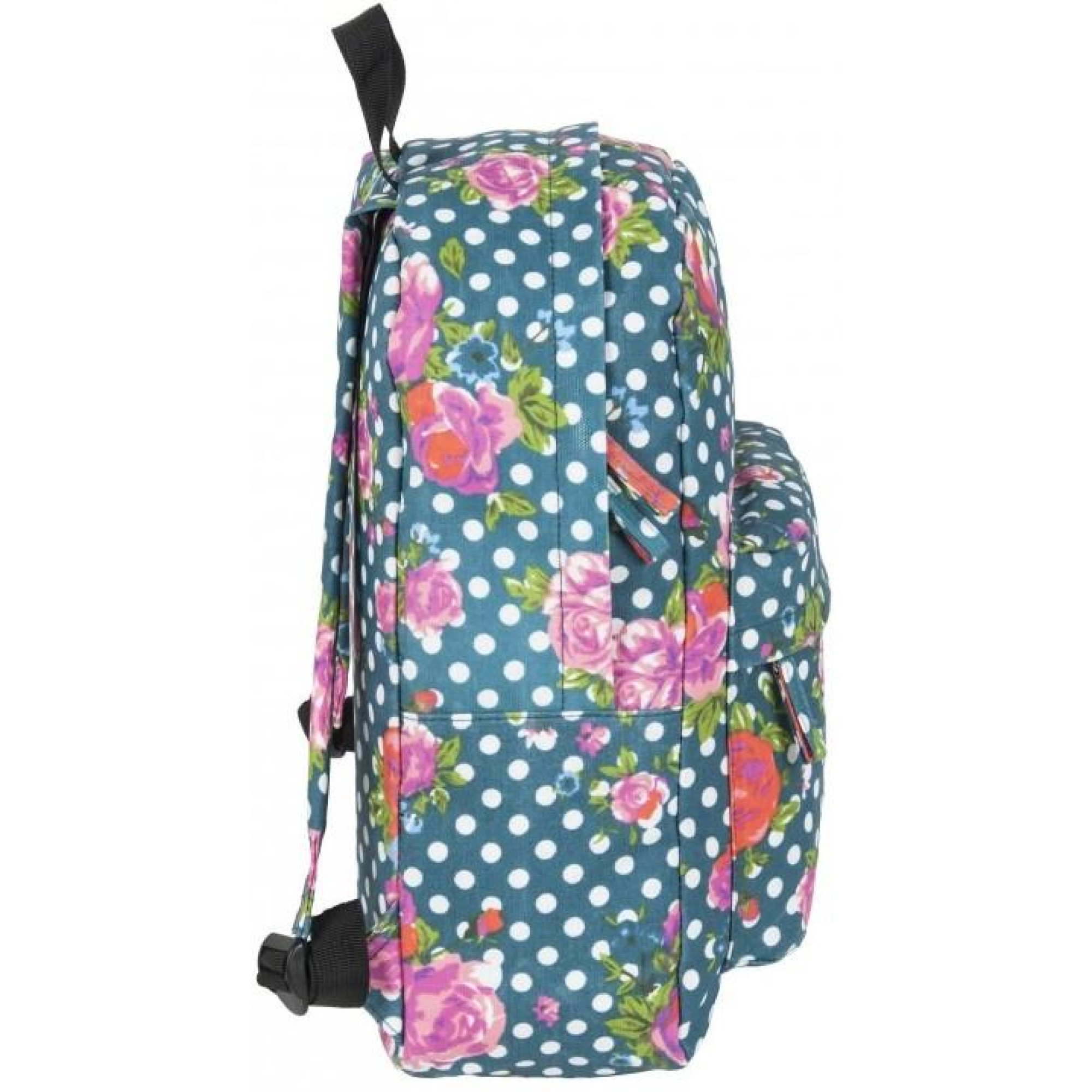 Легкий жіночий рюкзак у горошок із квітами 13L Paso 17-780D - 2 - Robinzon.ua