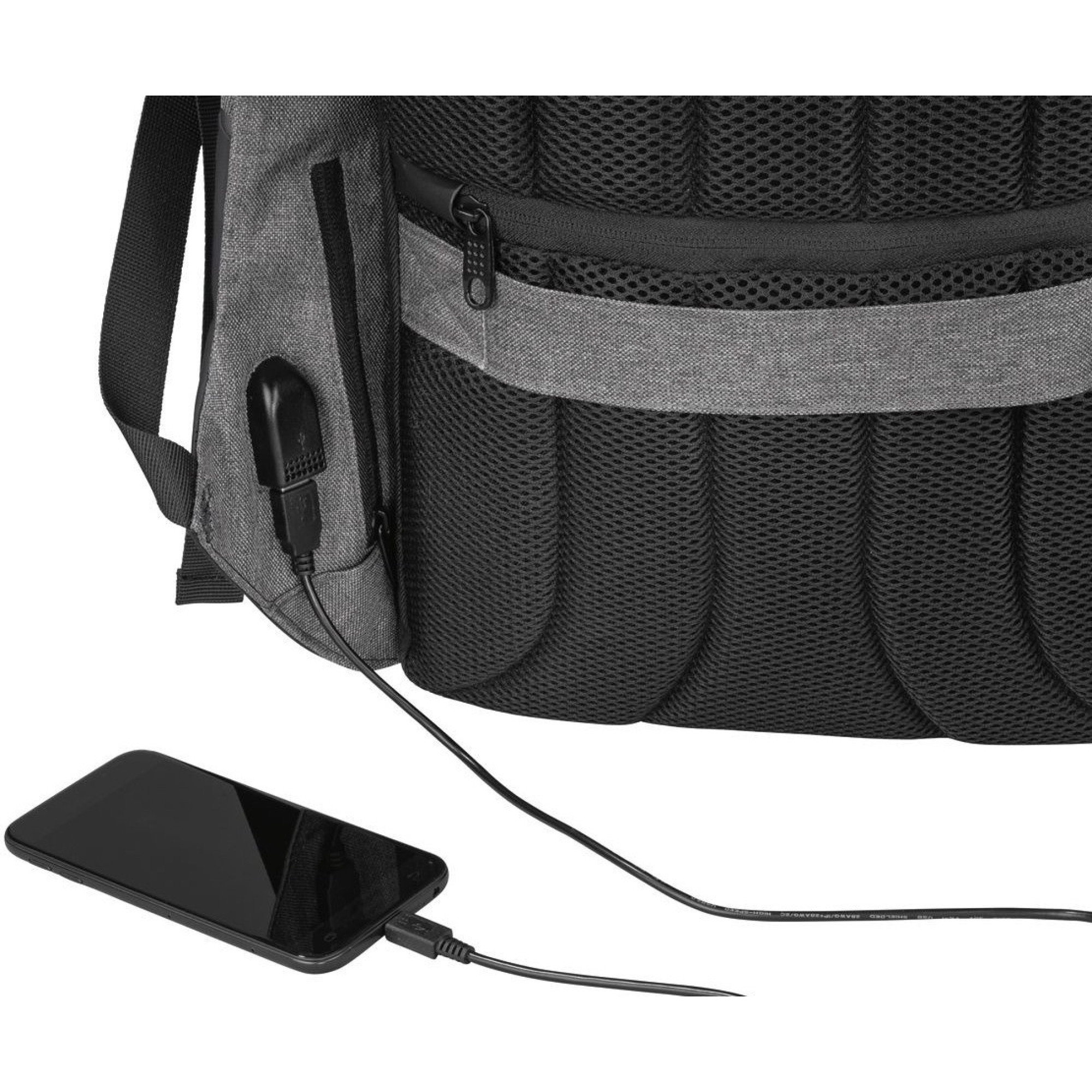 Рюкзак антивор з Rfid Topmove бордовий на 12л - 4 - Robinzon.ua