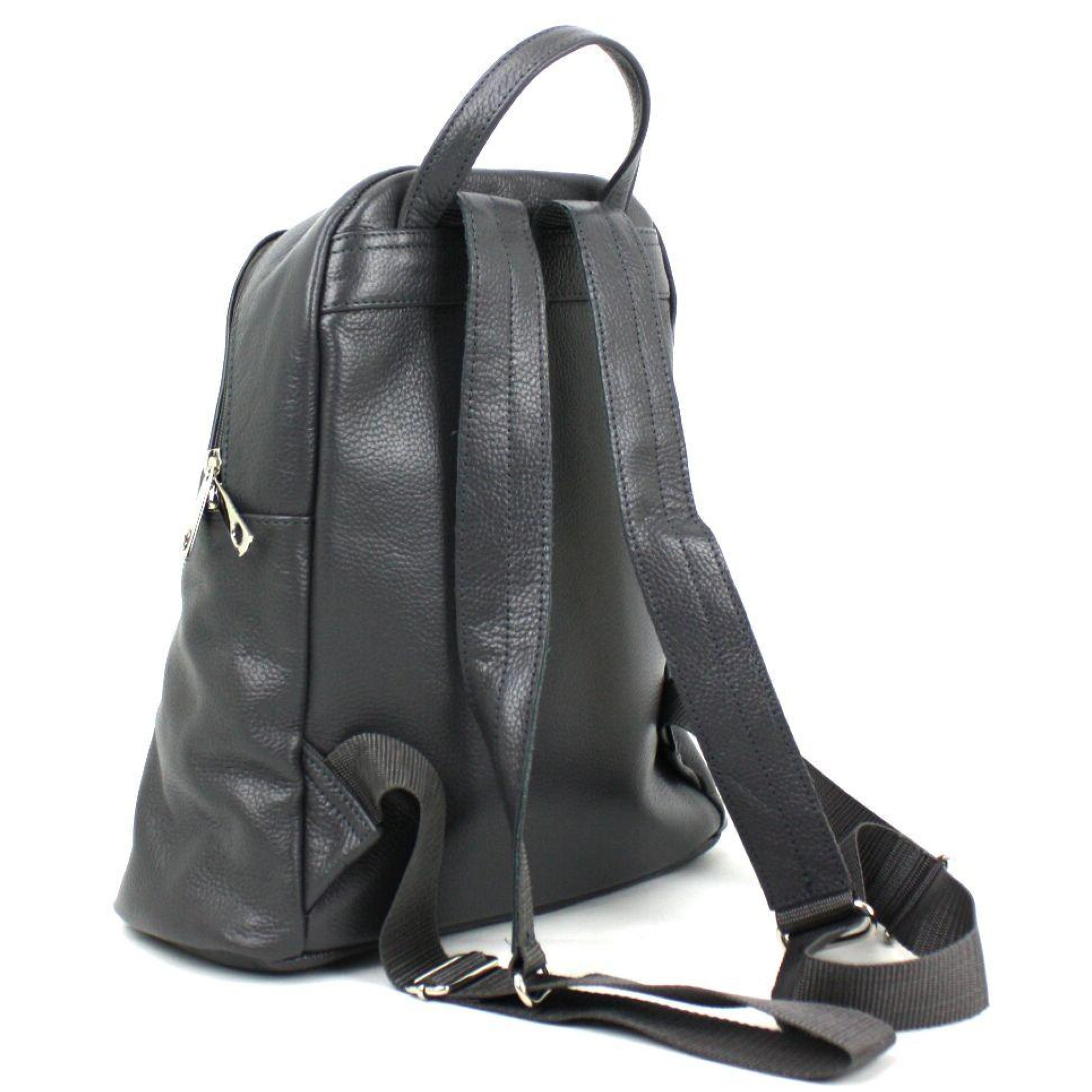 Женский кожаный рюкзак Borsacomoda 14 л темно-серый 841.021 - 5 - Robinzon.ua