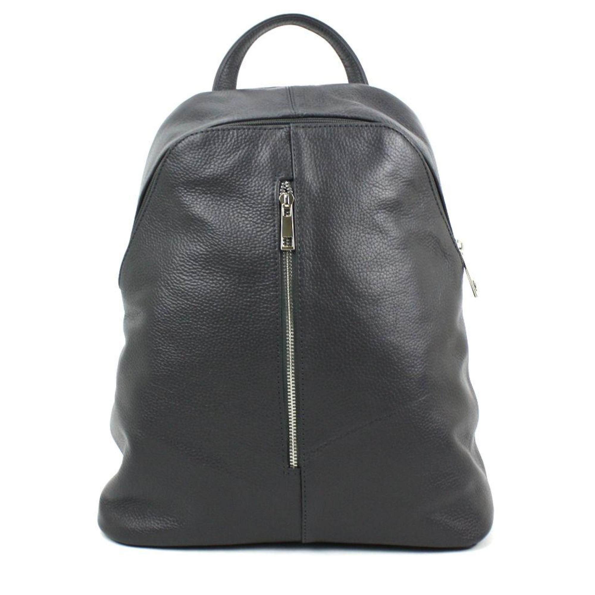 Женский кожаный рюкзак Borsacomoda 14 л темно-серый 841.021 - 1 - Robinzon.ua