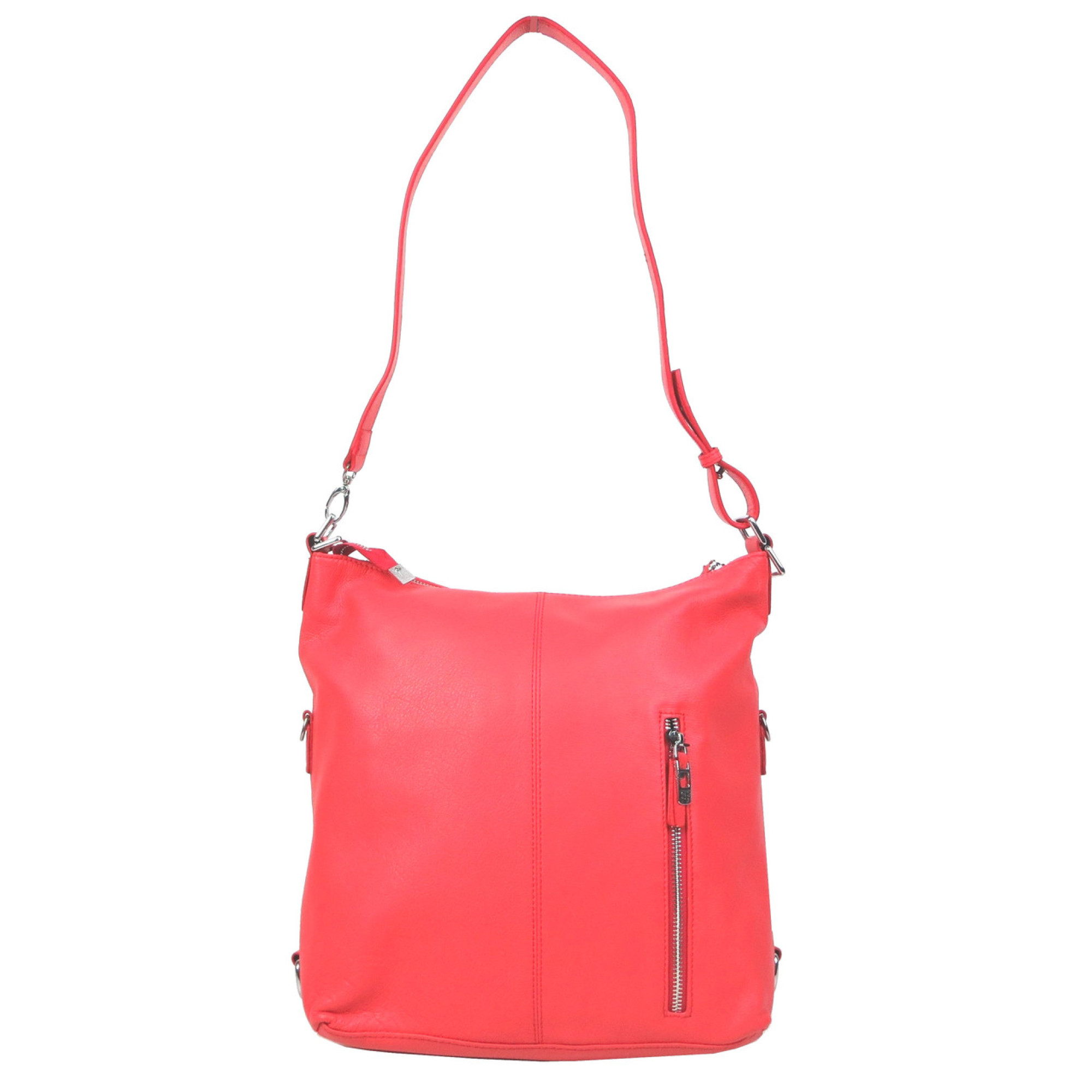 Жіноча шкіряна сумка Giorgio Ferretti коралова - 5 - Robinzon.ua