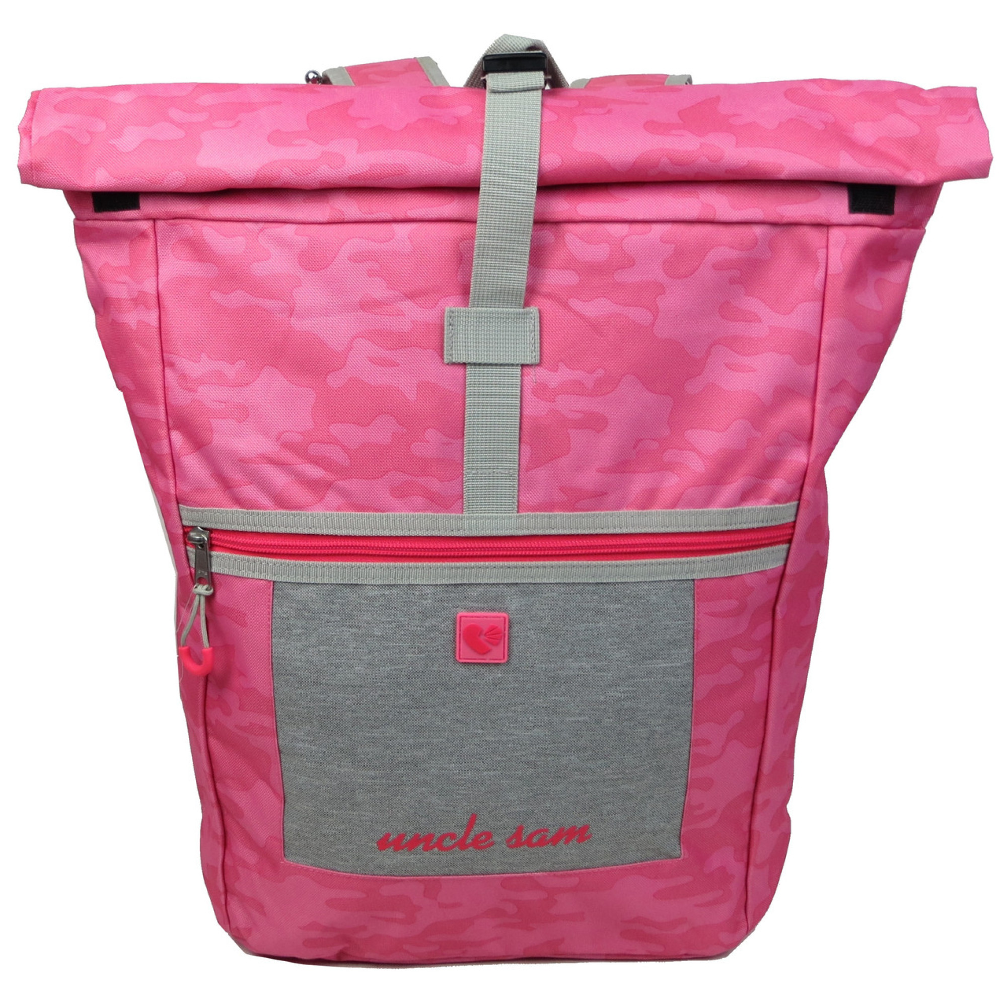 Міський рюкзак 22L Rolltop Uncle Sam рожевий - 3 - Robinzon.ua