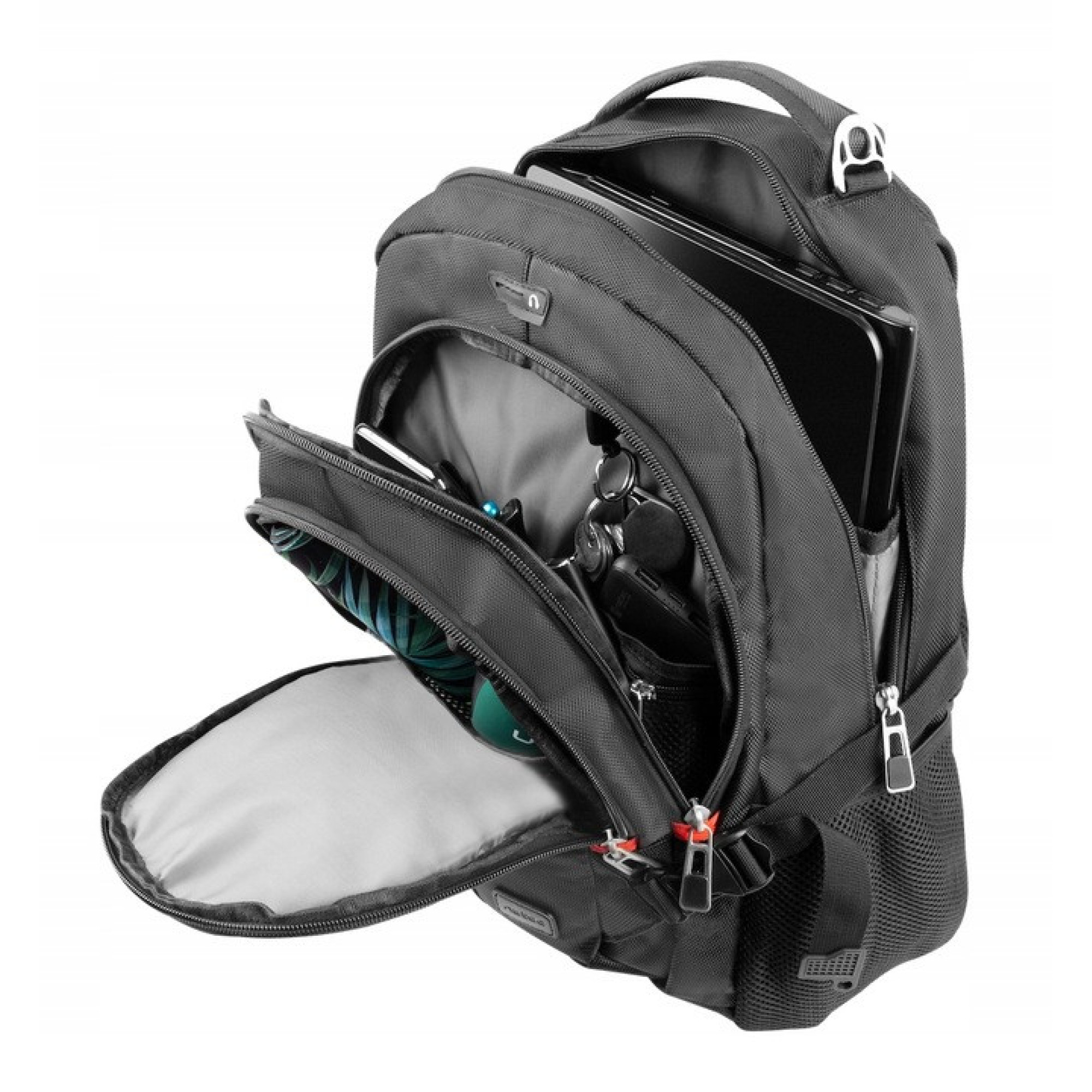 Рюкзак із відділенням для ноутбука 15,6 дюйма Natec Merino чорний - 5 - Robinzon.ua