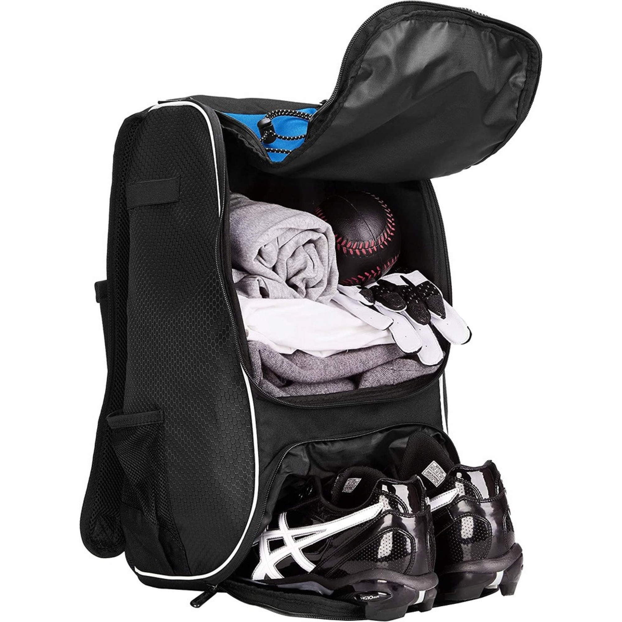 Спортивный рюкзак 22L Amazon Basics черный с синим - 4 - Robinzon.ua