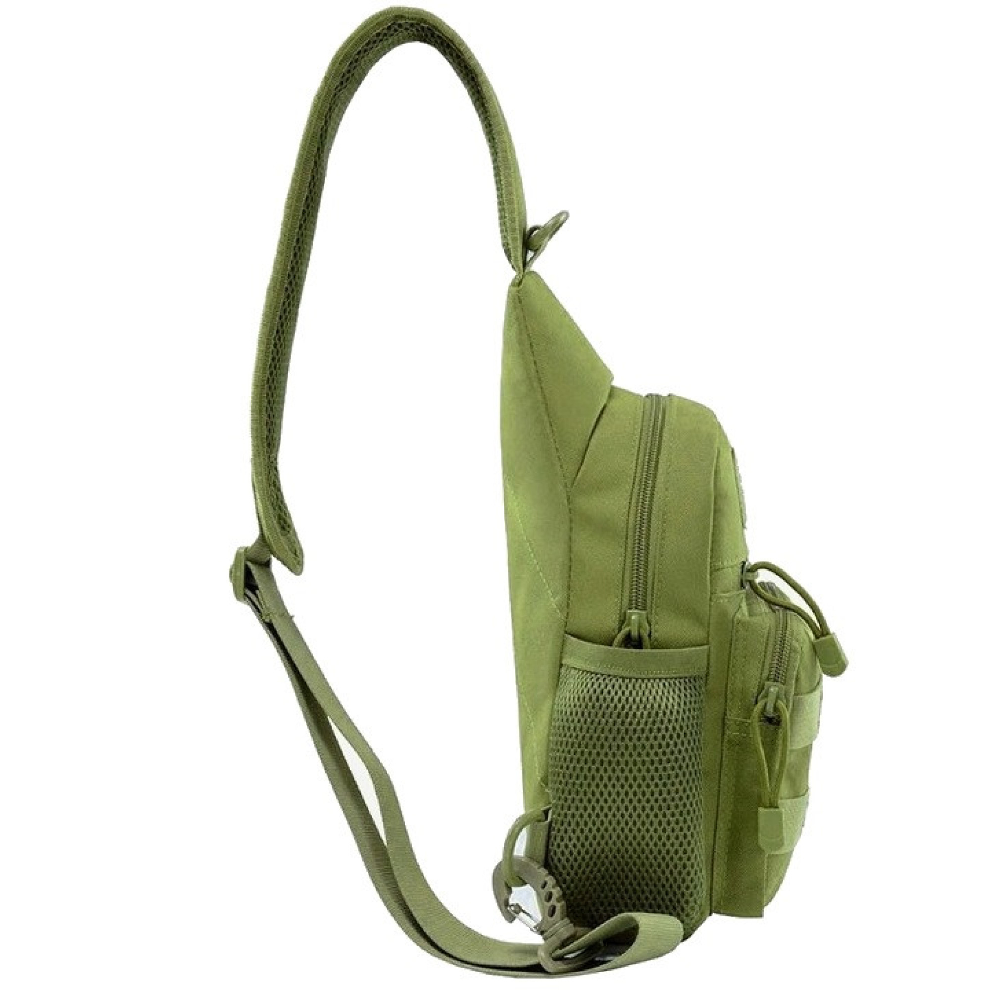 Тактична, армійська чоловіча сумка-слінг Survival хакі - 2 - Robinzon.ua