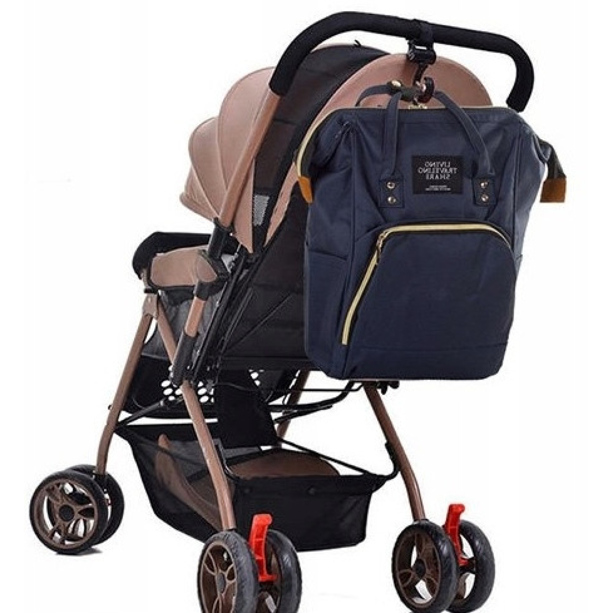 Рюкзак-сумка для мами 12L Living Traveling Share синій - 1 - Robinzon.ua