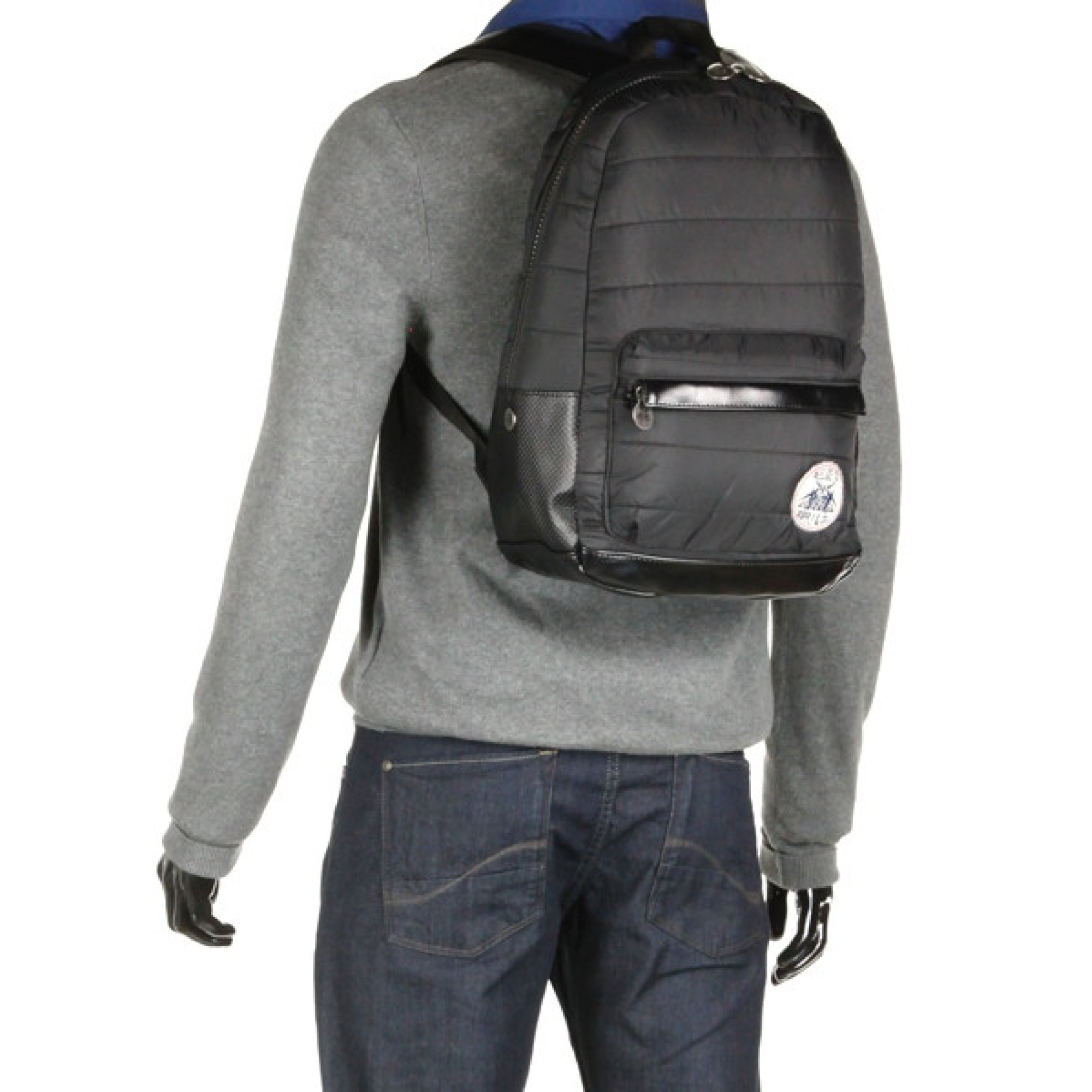 Міський рюкзак Deeluxe Milton чорний на 16л - 1 - Robinzon.ua