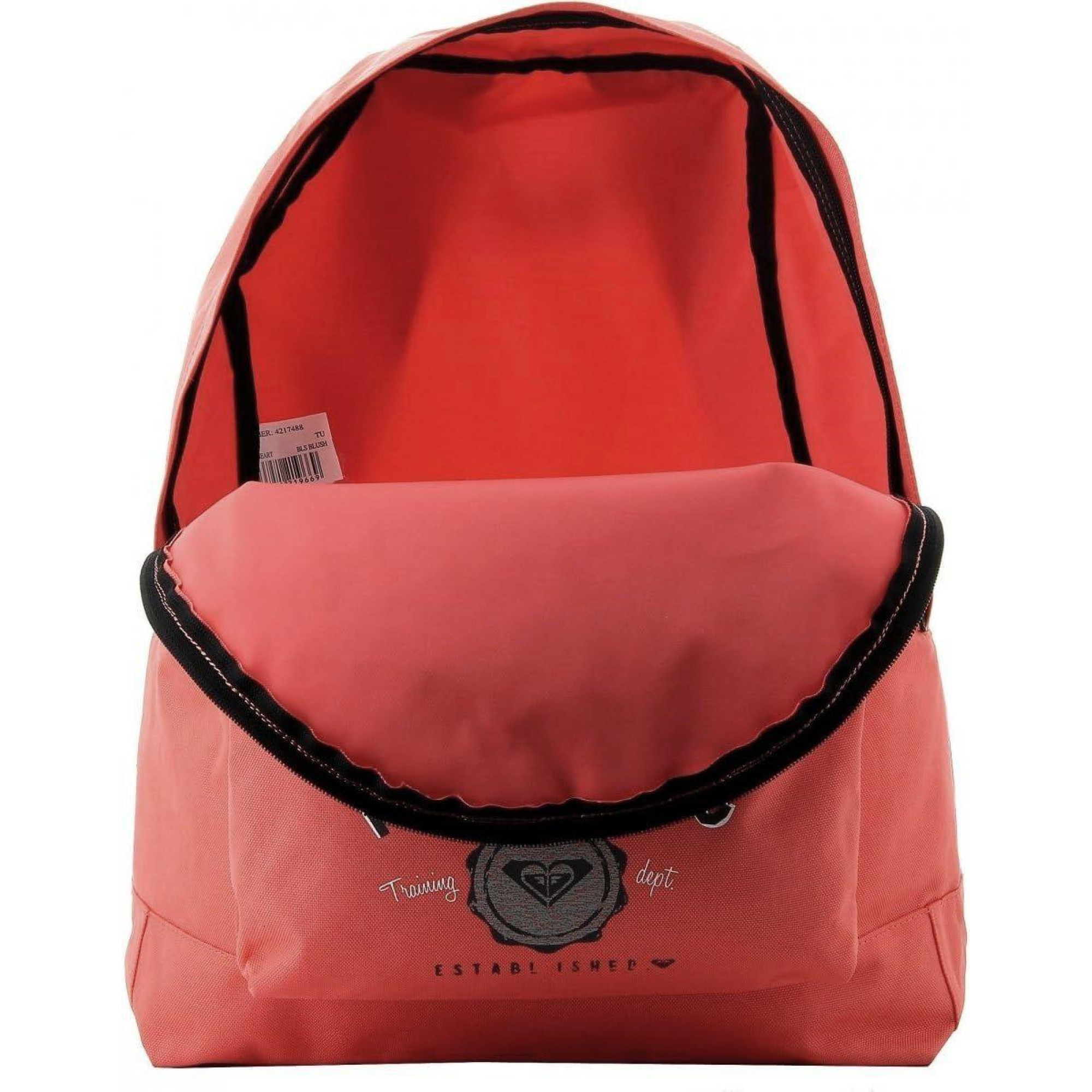 Рюкзак міський Roxy Basic Blush Heart кораловий на 18л - 2 - Robinzon.ua