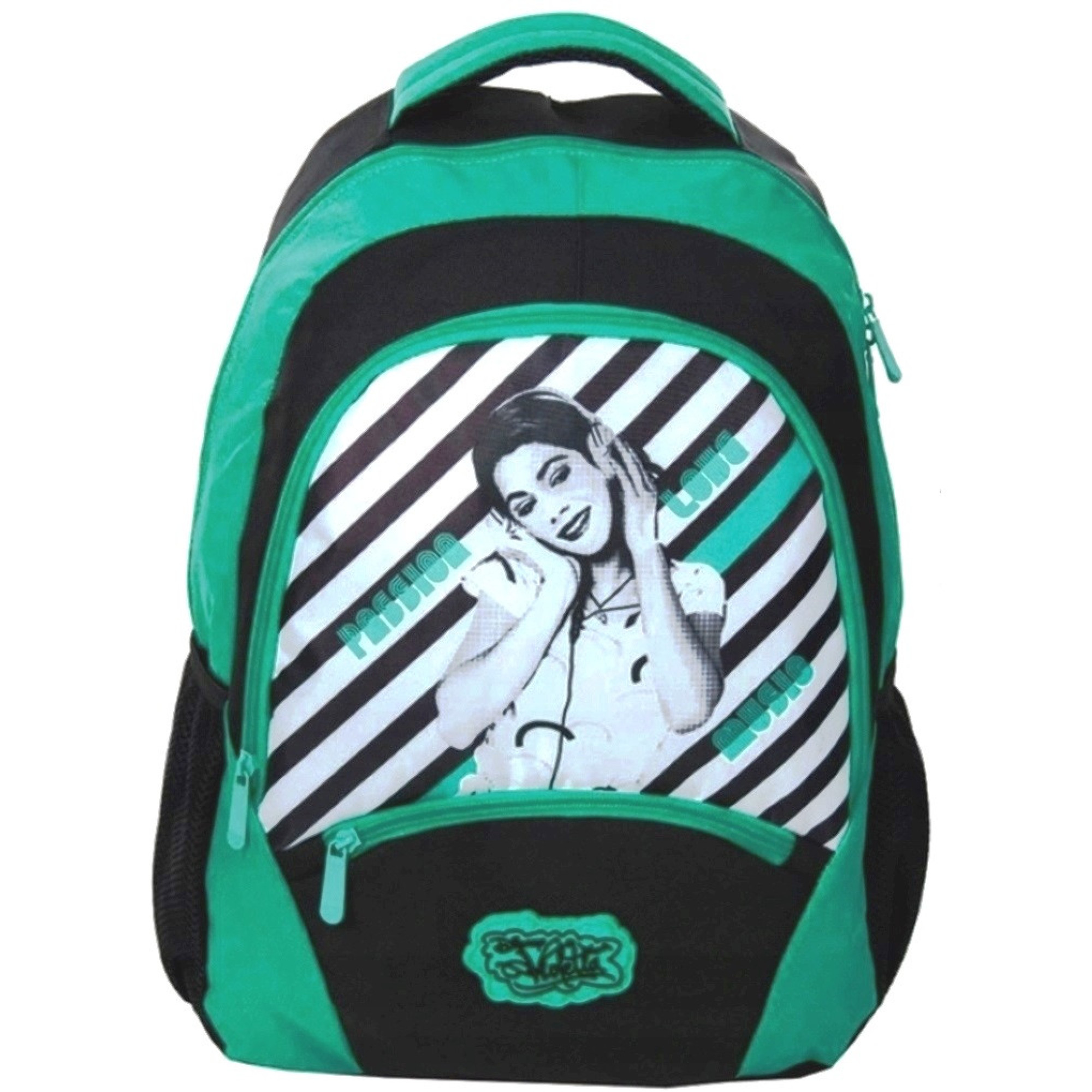 Городской рюкзак Paso Passion Love Music зеленый на 17л - 1 - Robinzon.ua