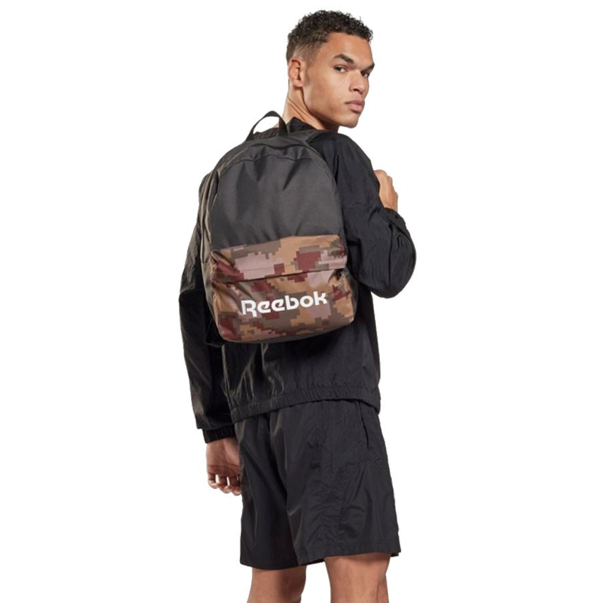 Спортивний рюкзак 24L Reebok Act Core сірий з коричневим - 1 - Robinzon.ua