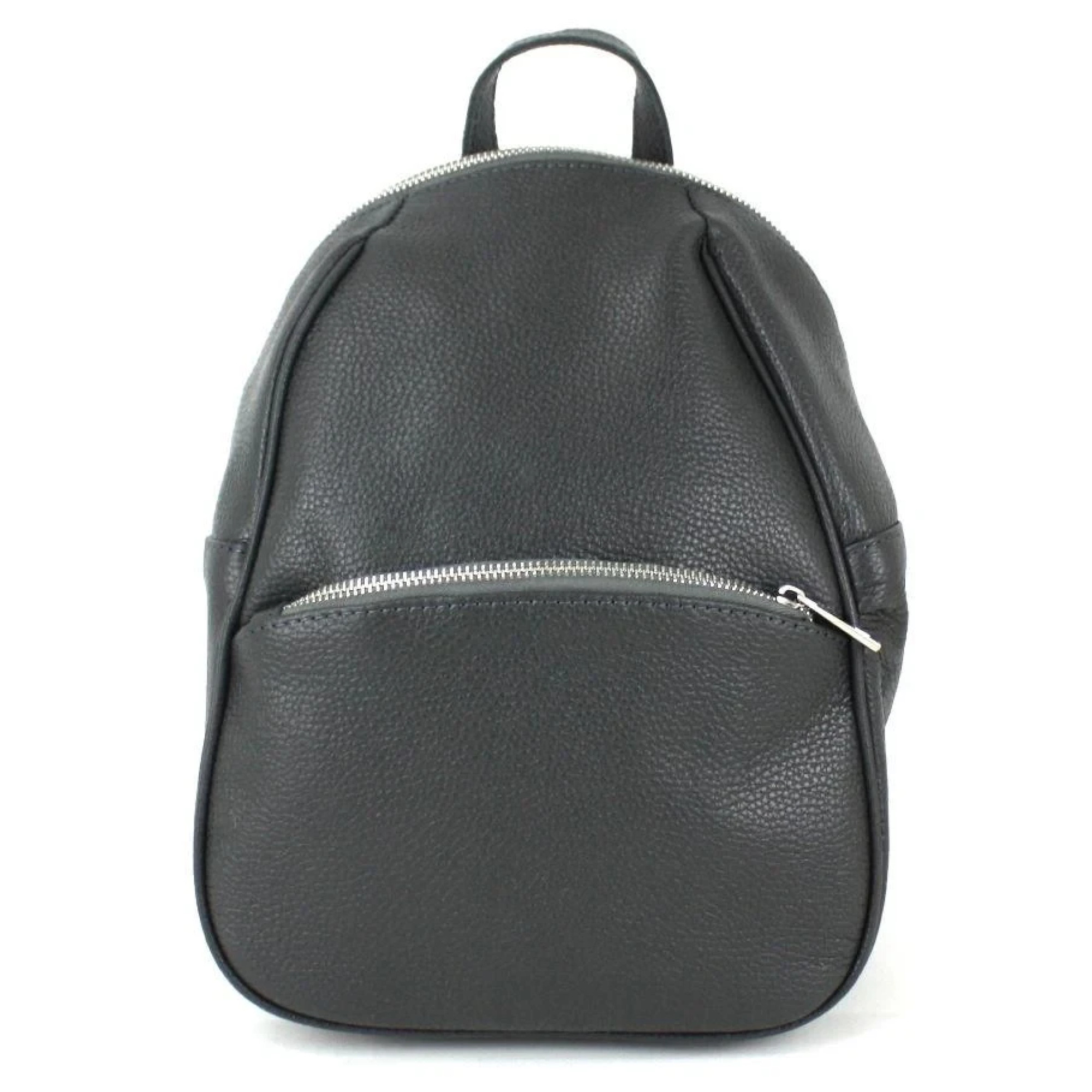 Кожаный женский рюкзак Borsacomoda серый 9 л - 1 - Robinzon.ua