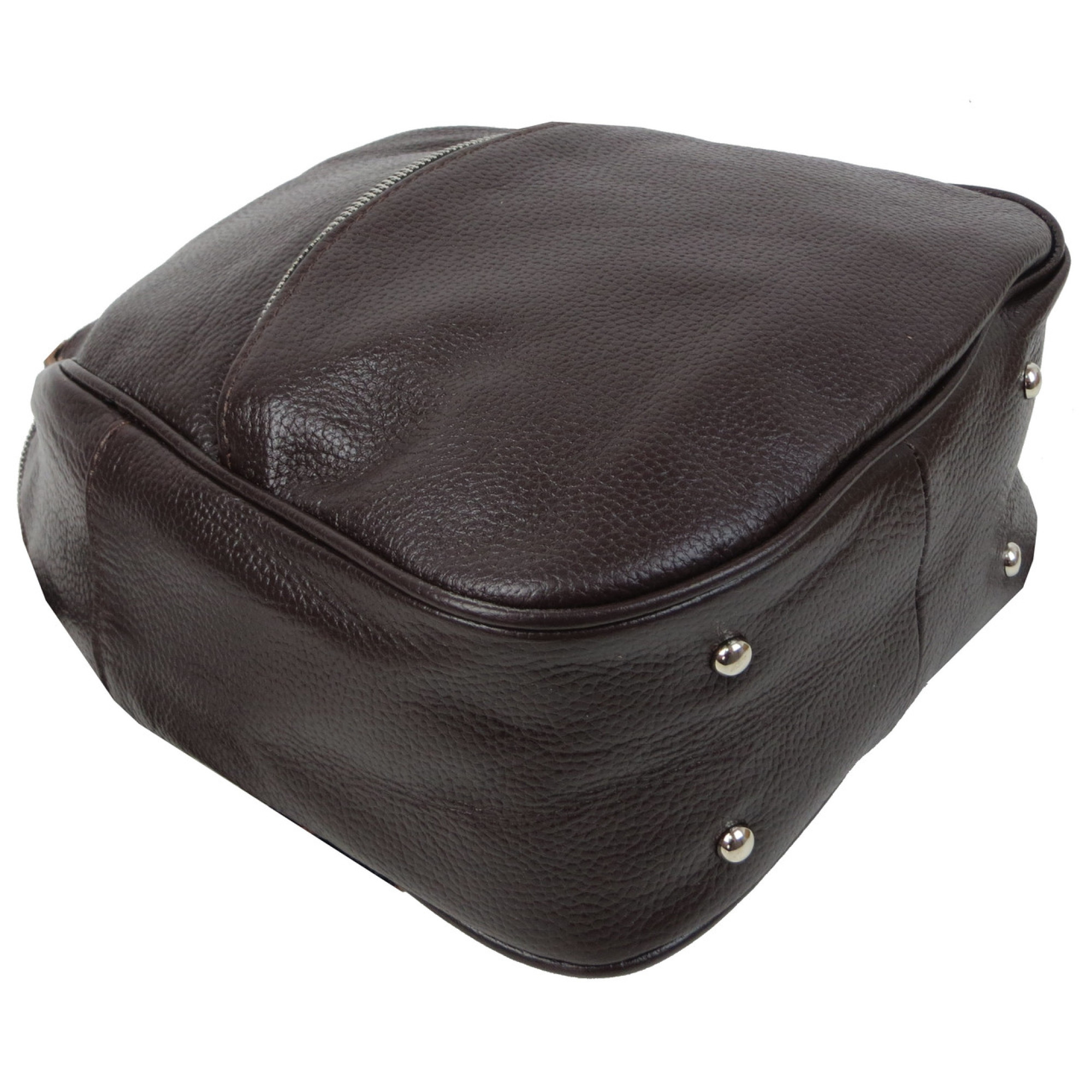 Шкіряний жіночий рюкзак 9L Borsacomoda коричневий - 4 - Robinzon.ua