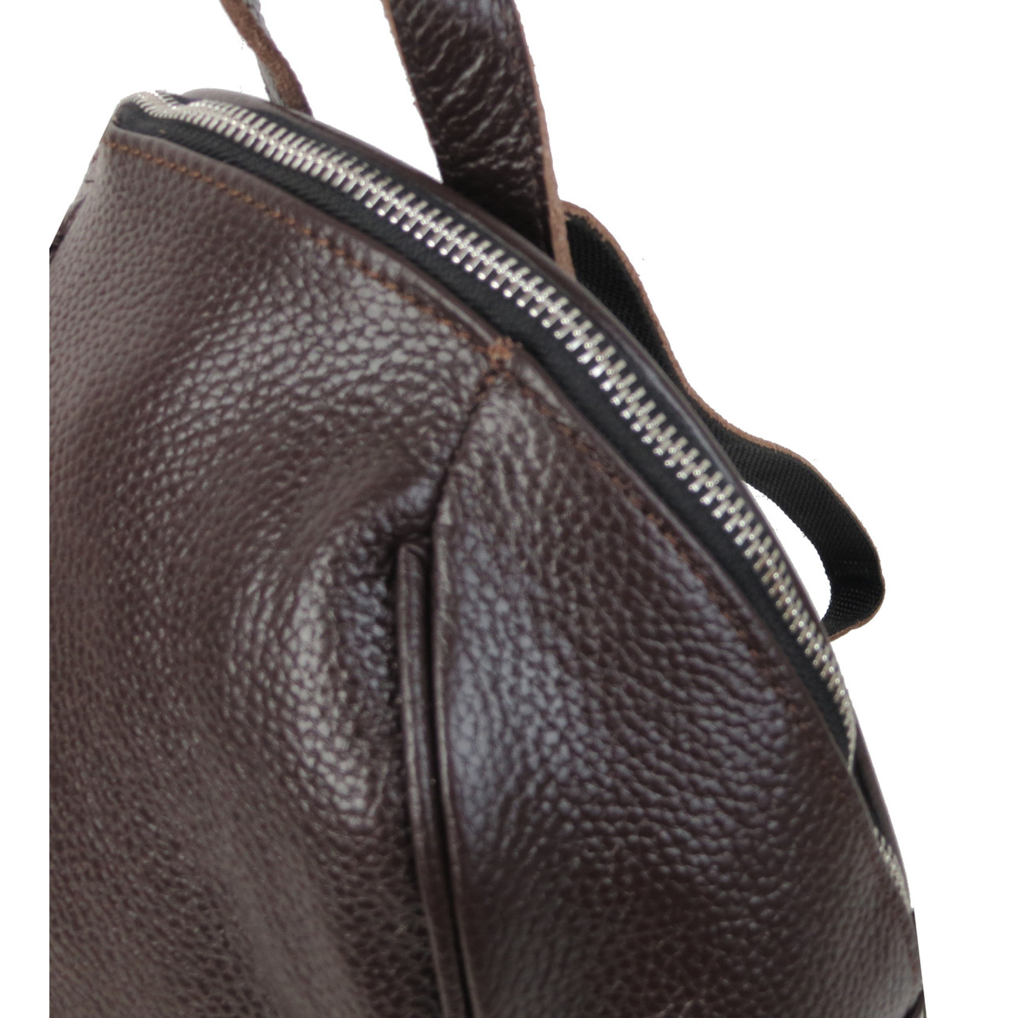 Шкіряний жіночий рюкзак 9L Borsacomoda коричневий - 6 - Robinzon.ua