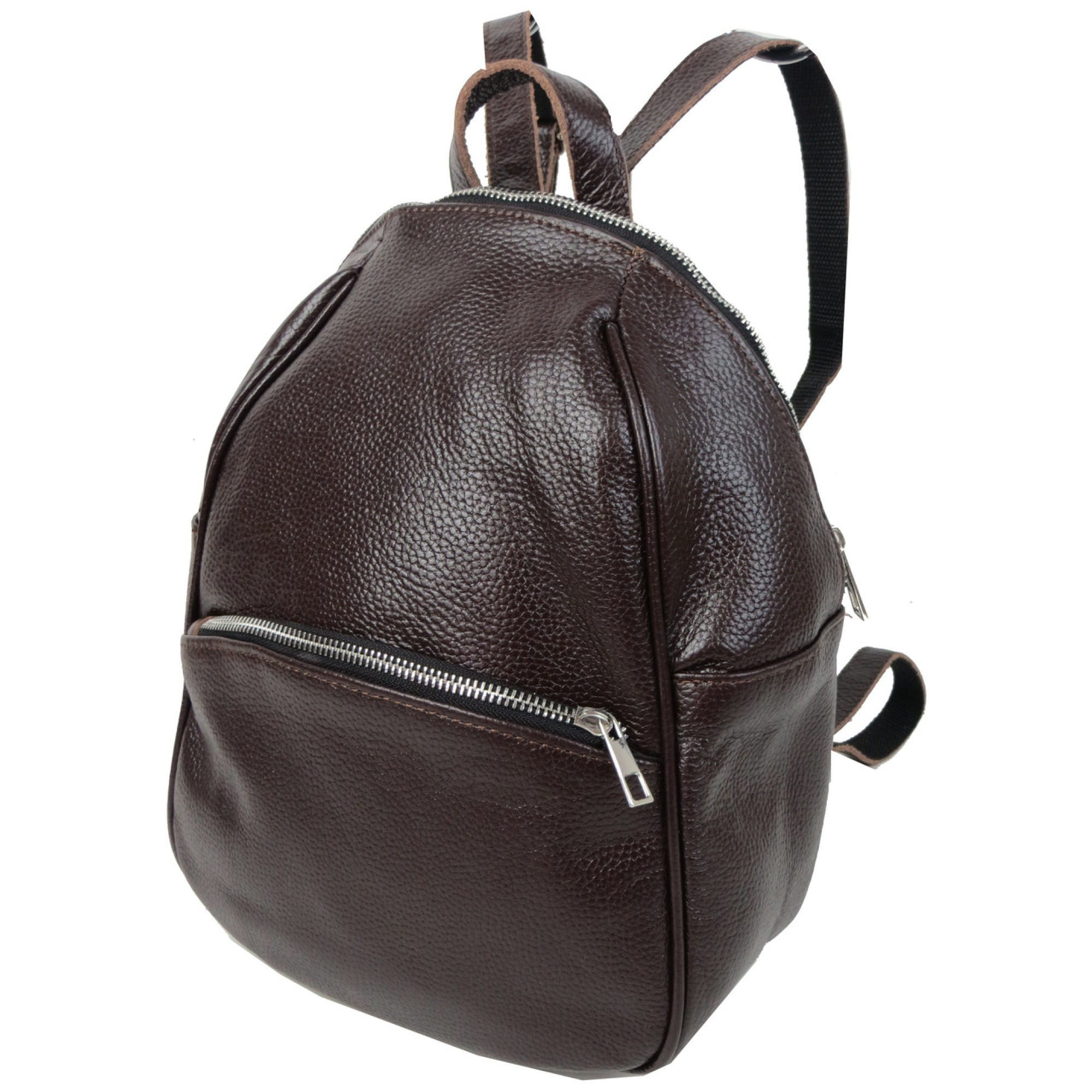 Шкіряний жіночий рюкзак 9L Borsacomoda коричневий - 1 - Robinzon.ua