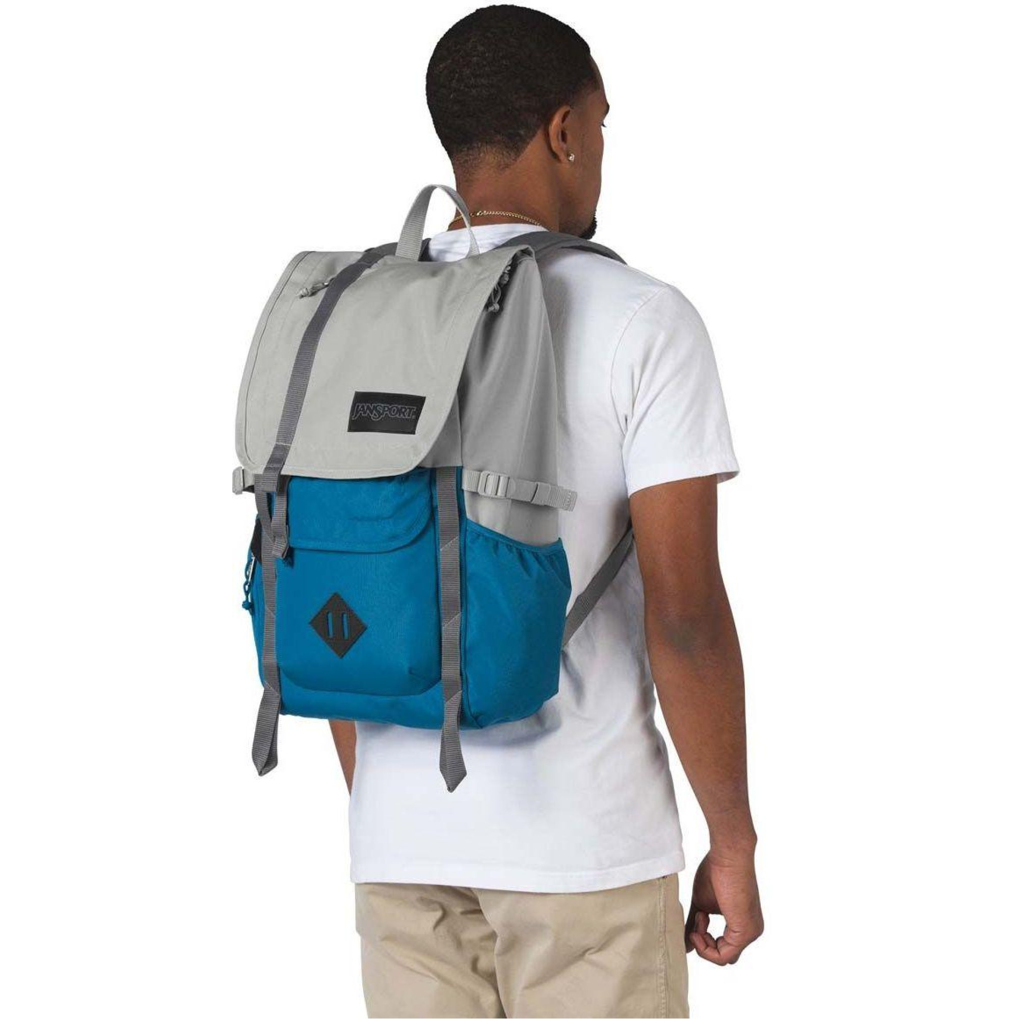 Міський рюкзак 28L Jansport Hatchet сірий із блакитним - Robinzon.ua