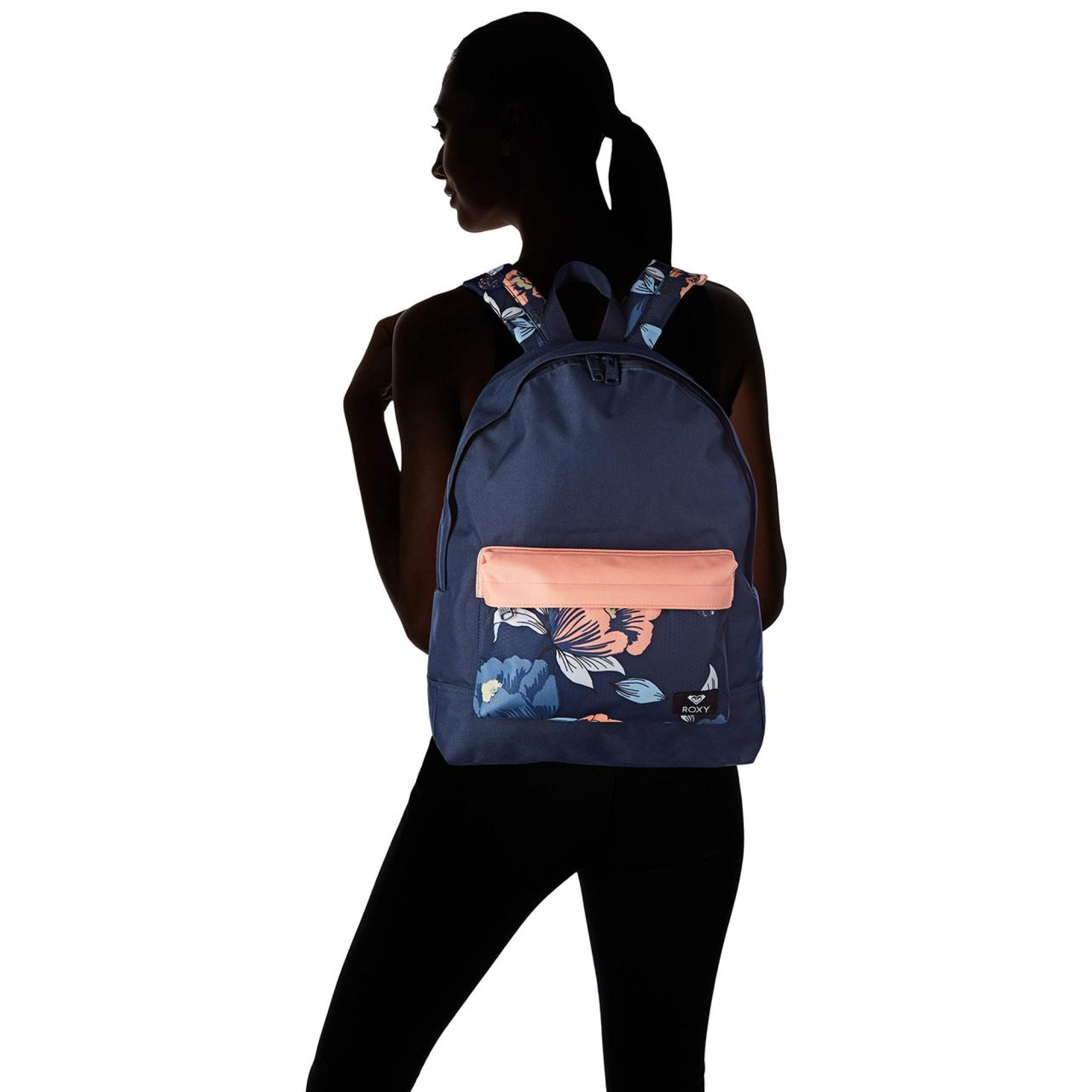 Рюкзак городской Roxy Sugar Baby Fitness синий - 1 - Robinzon.ua