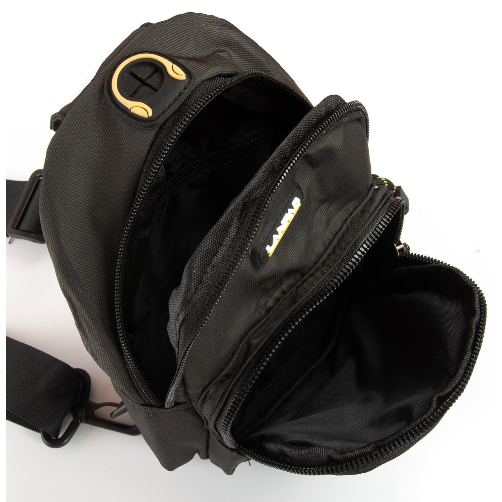 Чоловіча сумка Lanpad на плече чорний - 5 - Robinzon.ua