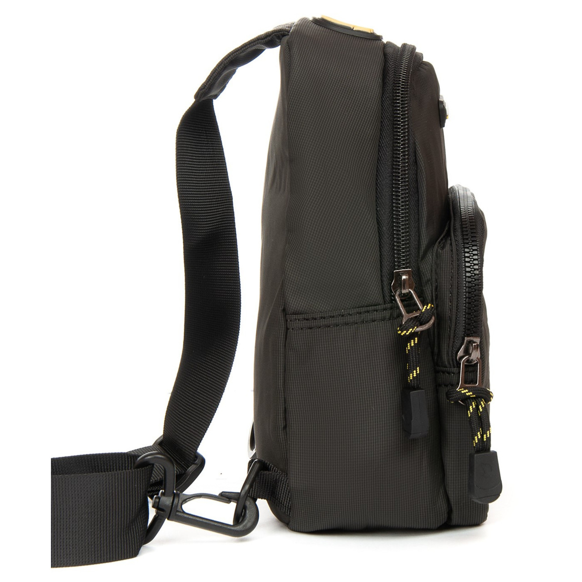 Чоловіча сумка Lanpad на плече чорний - 2 - Robinzon.ua