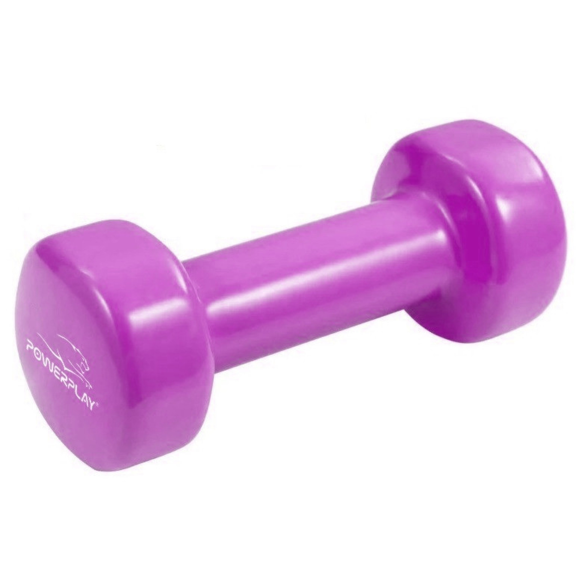 Гантель виниловая PowerPlay 4125 Achilles 0.5 кг. Рожева (1шт.) - 2 - Robinzon.ua