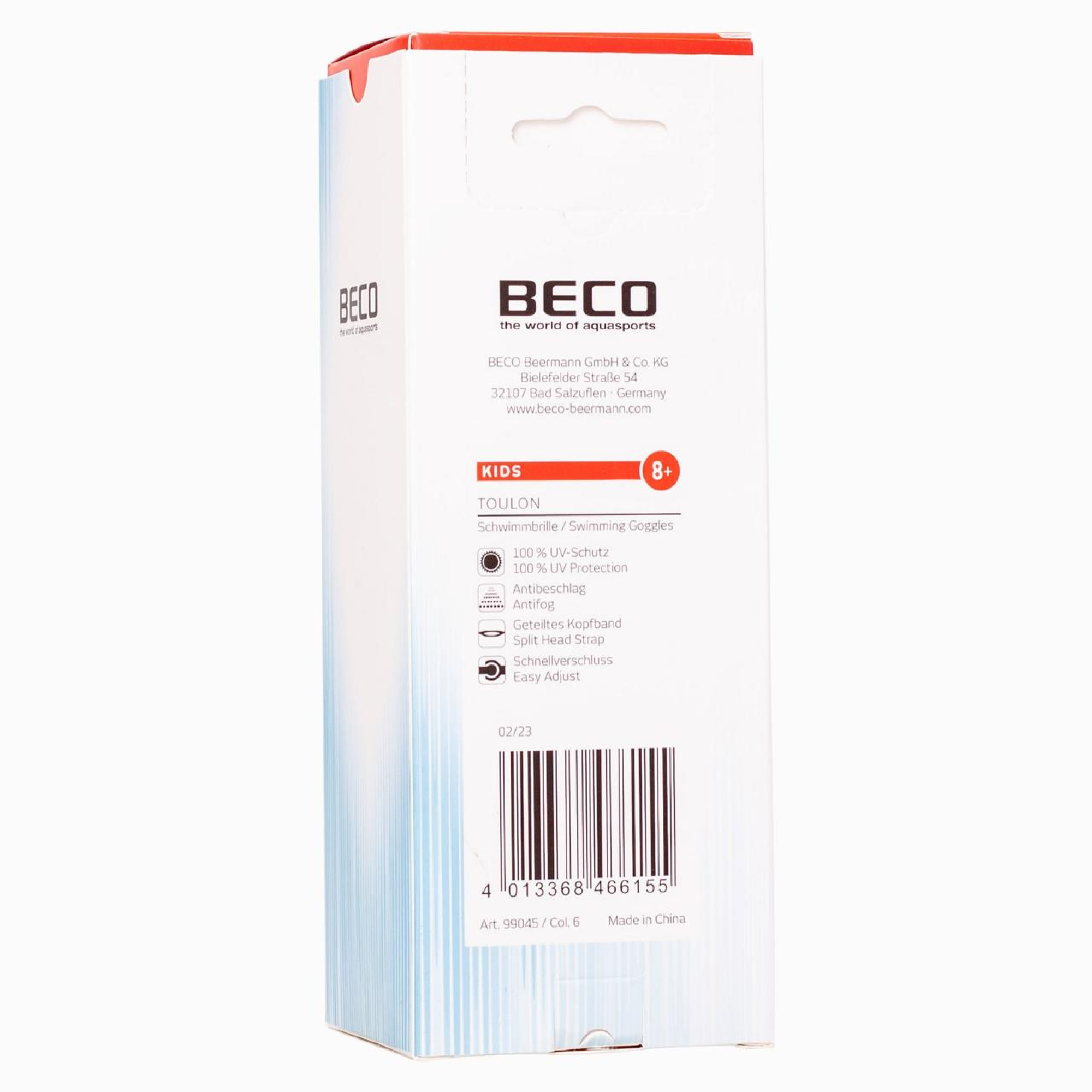 Дитячі Окуляри для плавання Beco Toulon Блакитний - 2 - Robinzon.ua