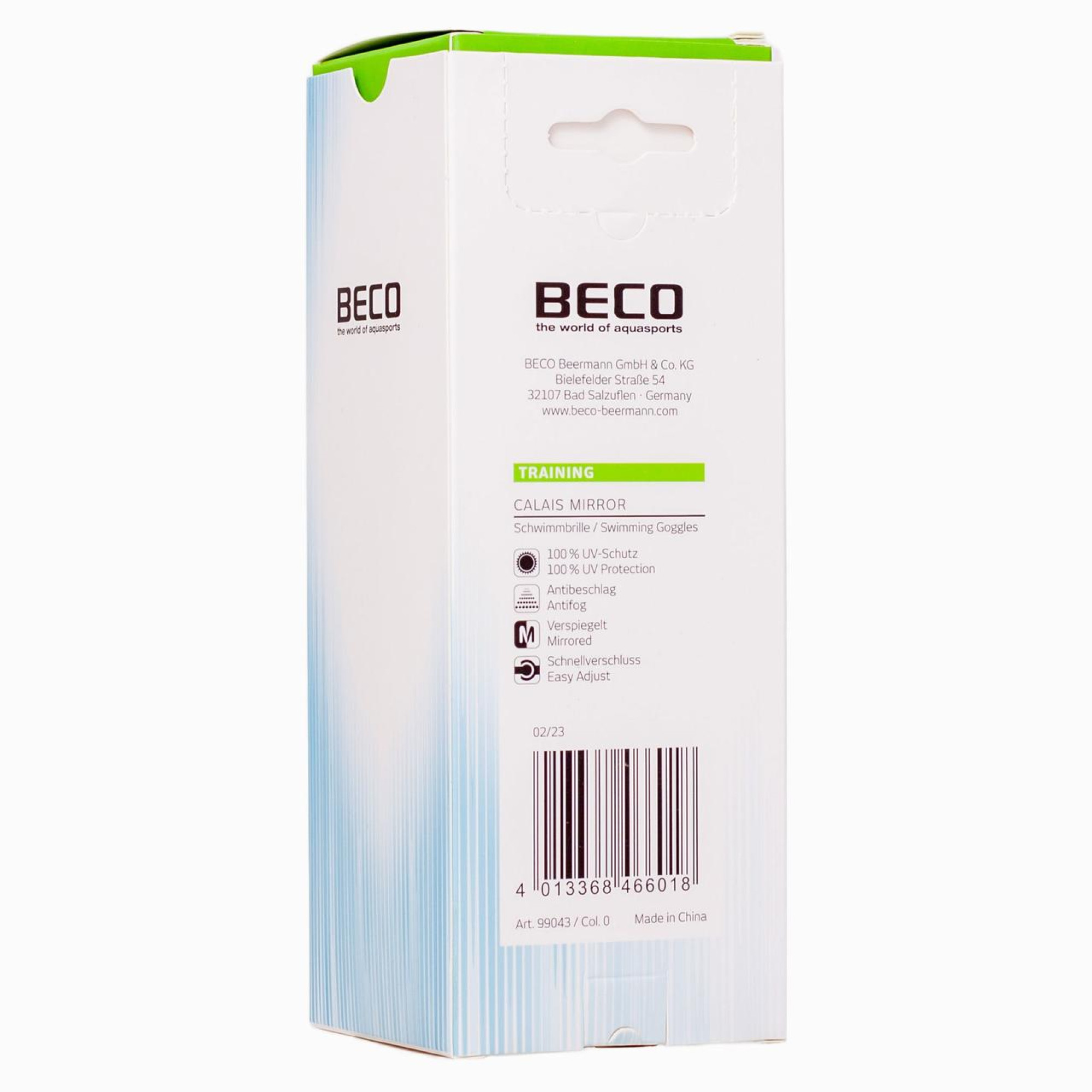 Очки для плавания Beco Calais Mirror Черный - 2 - Robinzon.ua