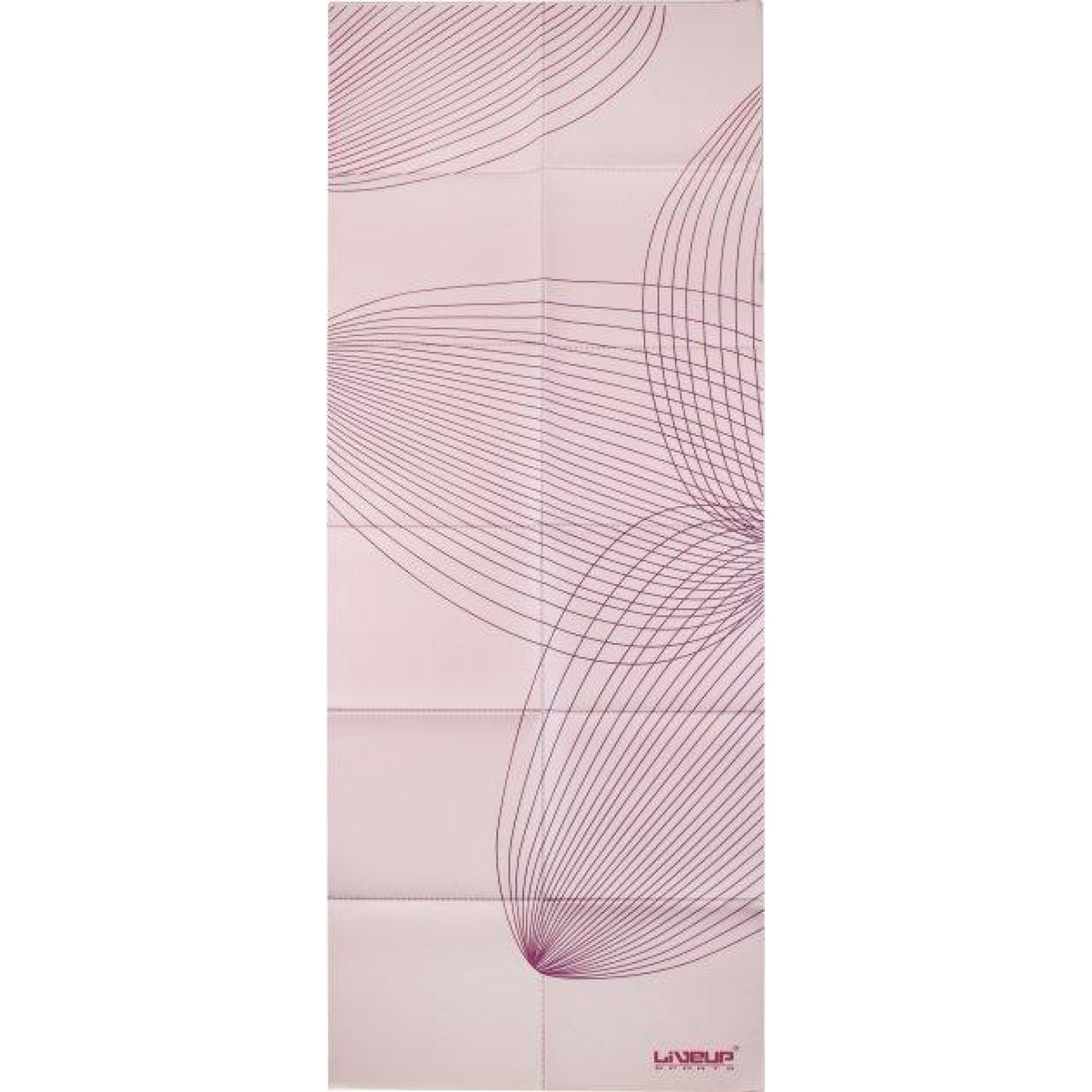 Складний йога коврик LiveUp FOLDABLE YOGA MAT Рожевий 173х61х0.2см/380гр (LS3290) - 3 - Robinzon.ua