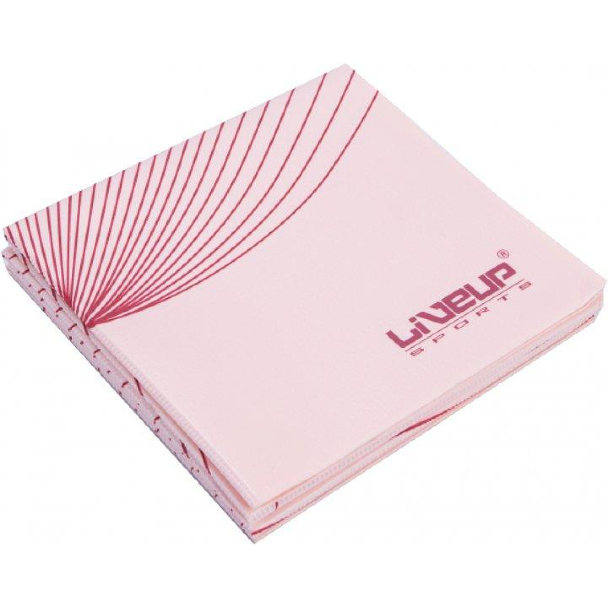 Складний йога коврик LiveUp FOLDABLE YOGA MAT Рожевий 173х61х0.2см/380гр (LS3290) - 1 - Robinzon.ua