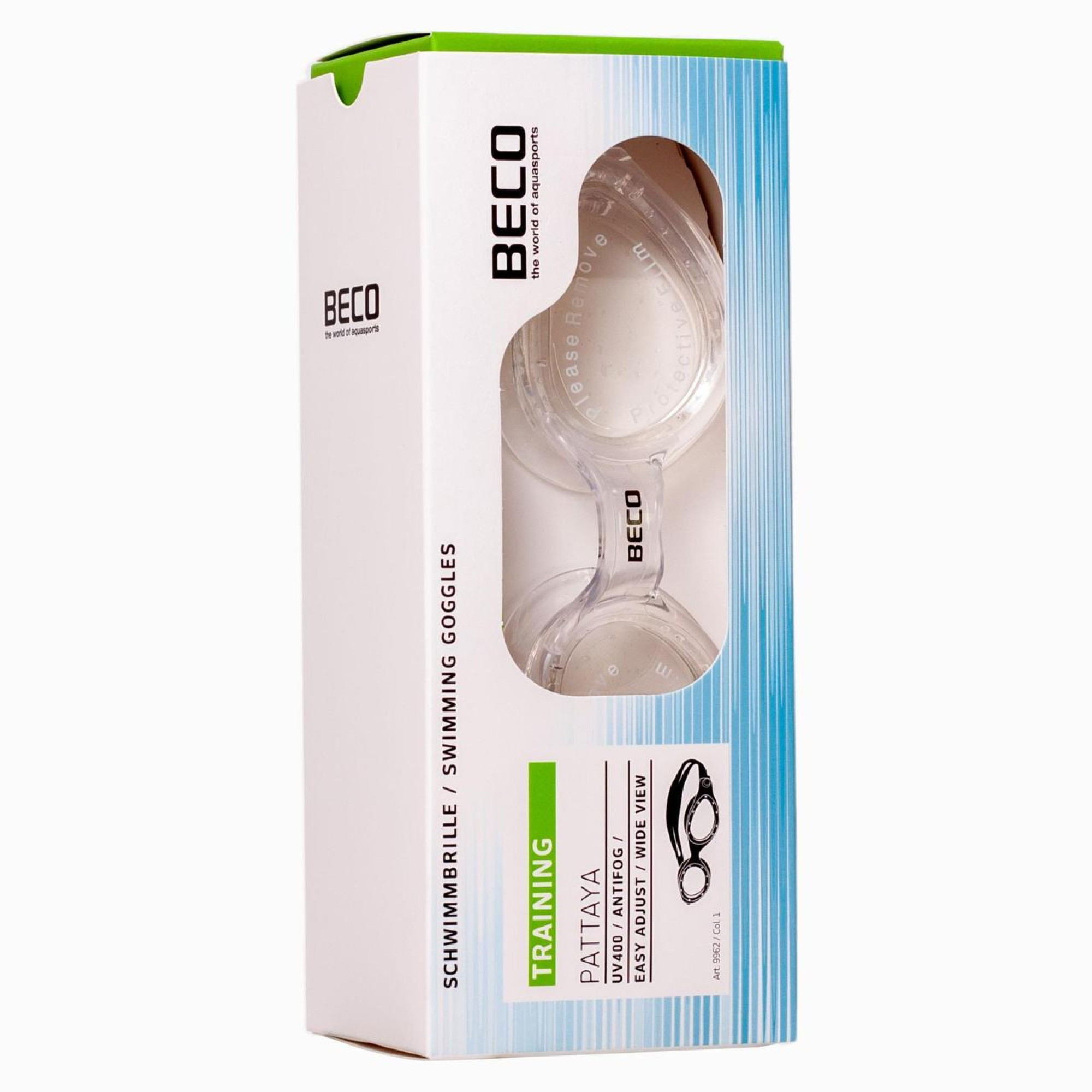 Окуляри для плавання Beco Pattaya Білий - 1 - Robinzon.ua
