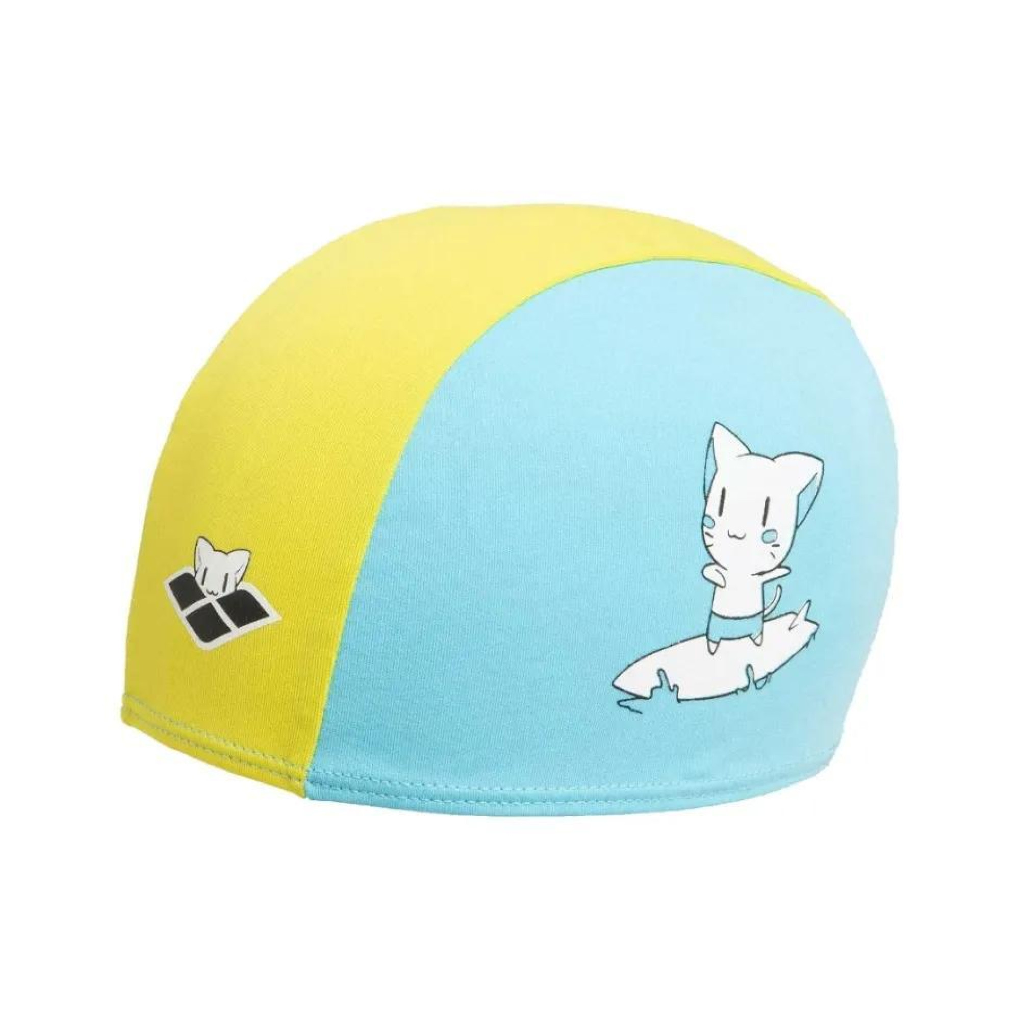 Дитяча Шапка для плавання Arena FRIENDS KIDS POLYESTER CAP жовий, блакитний Діт OSFM 003994-310 - Robinzon.ua