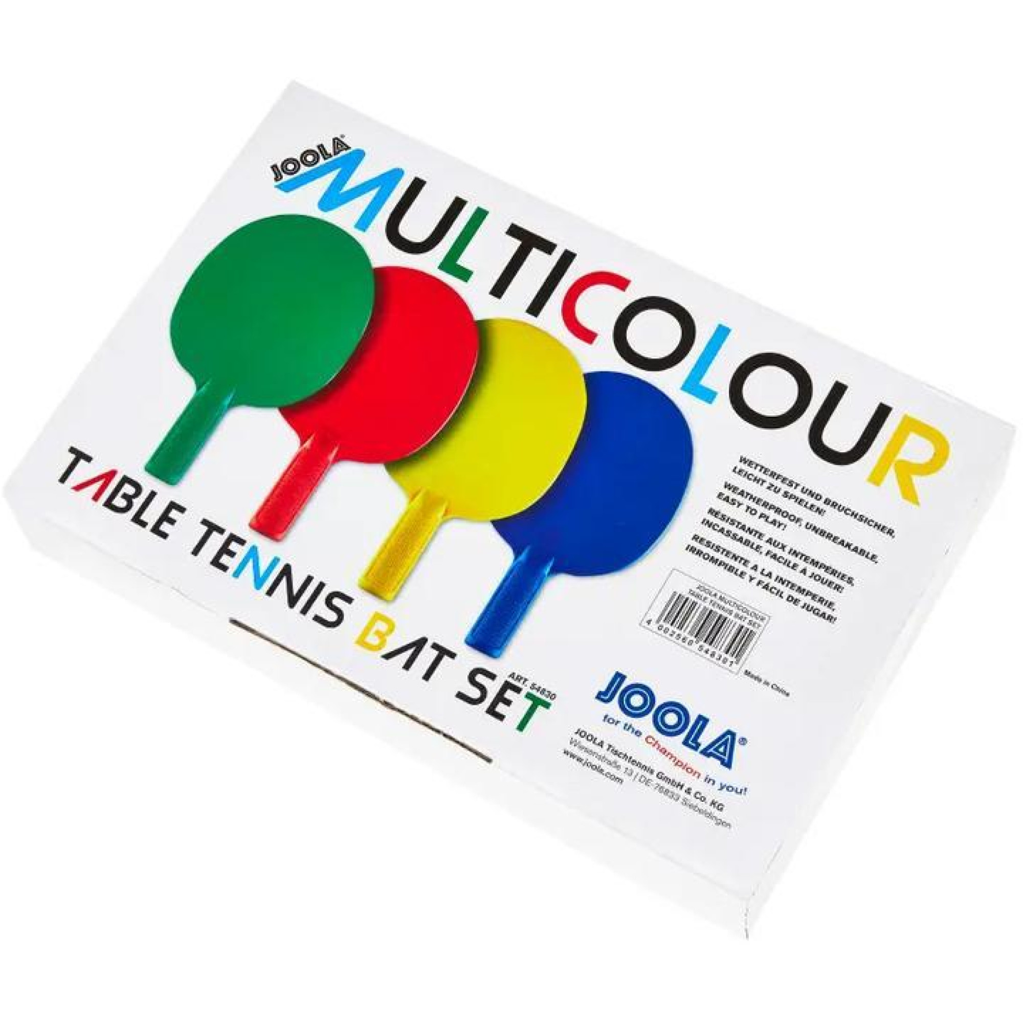 Набір для настільного тенісу Joola Multicolour 4 Bats (930809) - 5 - Robinzon.ua