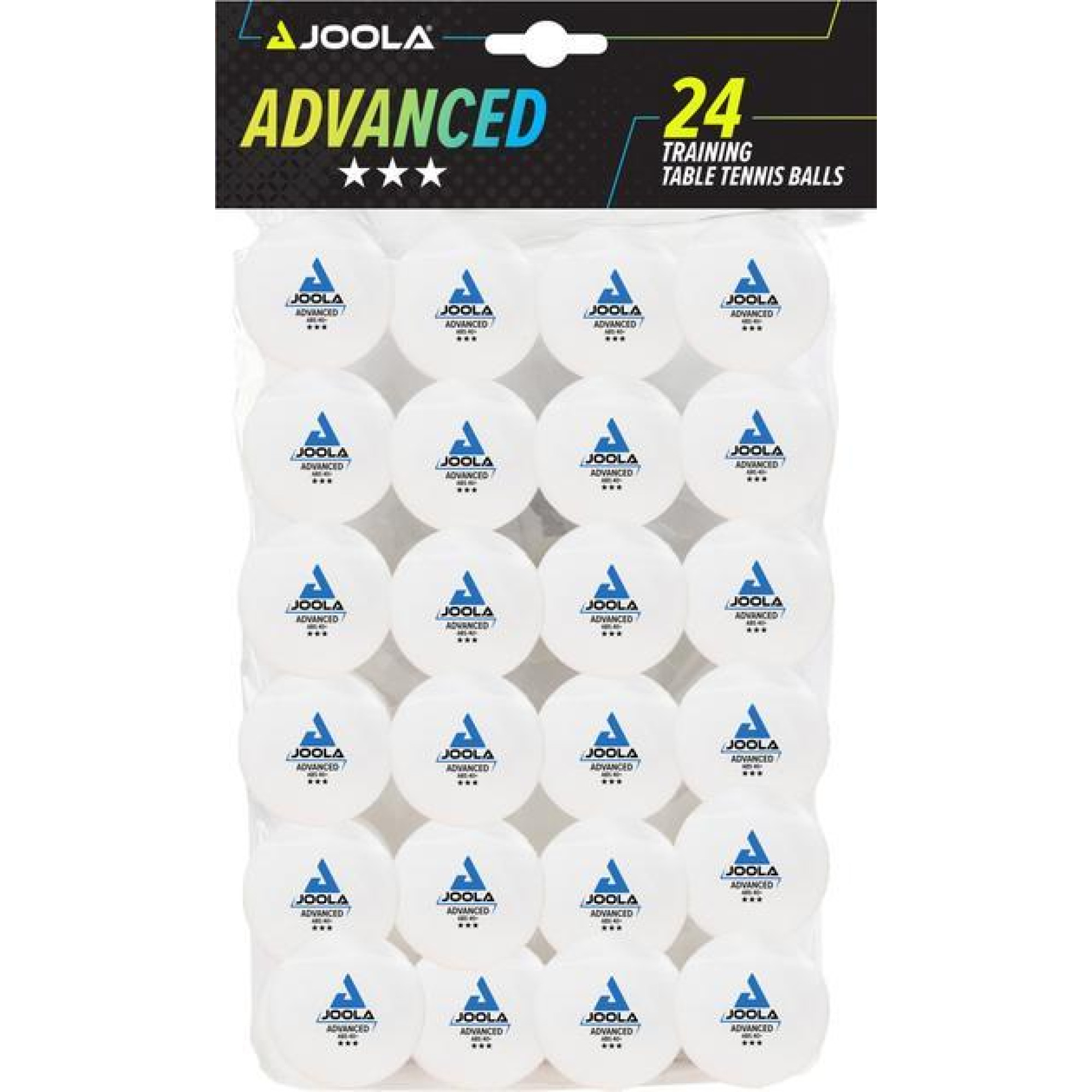 М'ячі для настільного тенісу Joola Advanced Training 40+ 24 шт Білий (930811) - 2 - Robinzon.ua