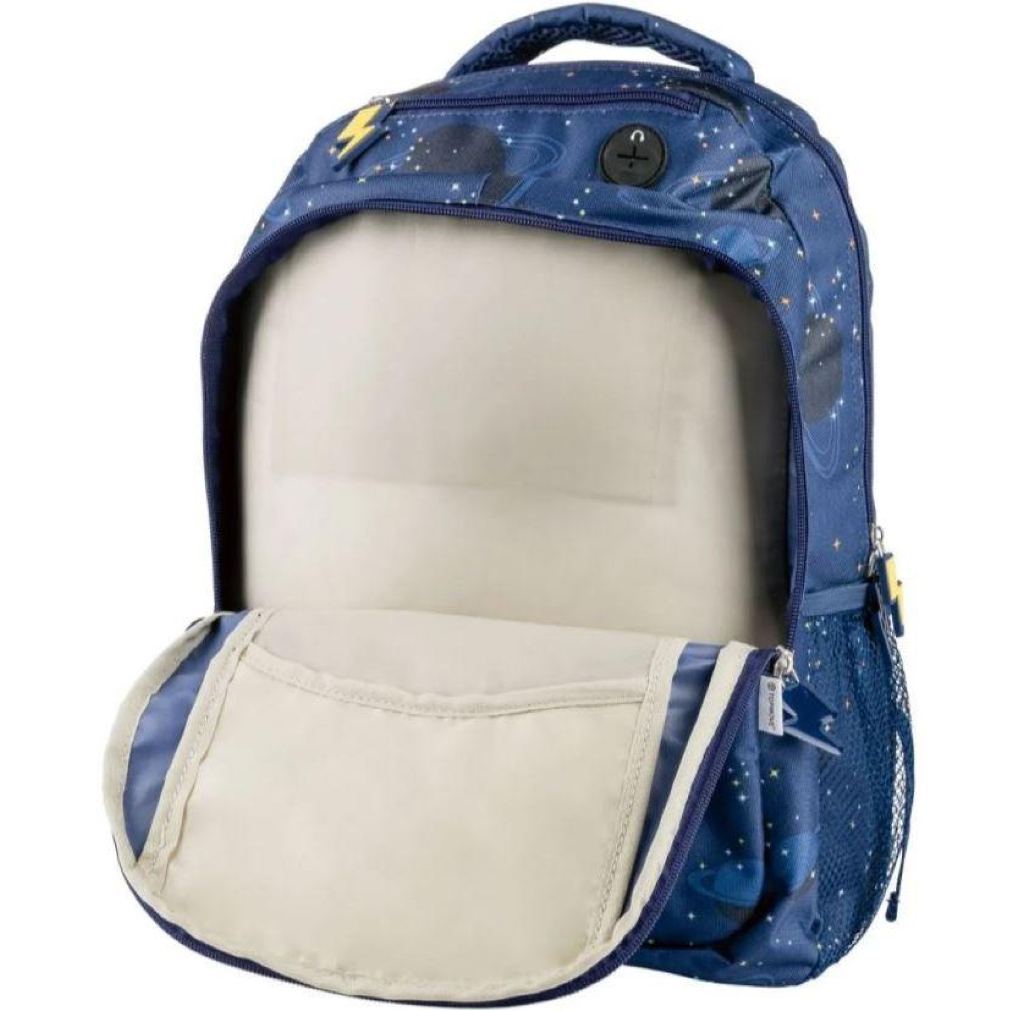 Легкий шкільний рюкзак із роботом Topmove 16L синій - 4 - Robinzon.ua