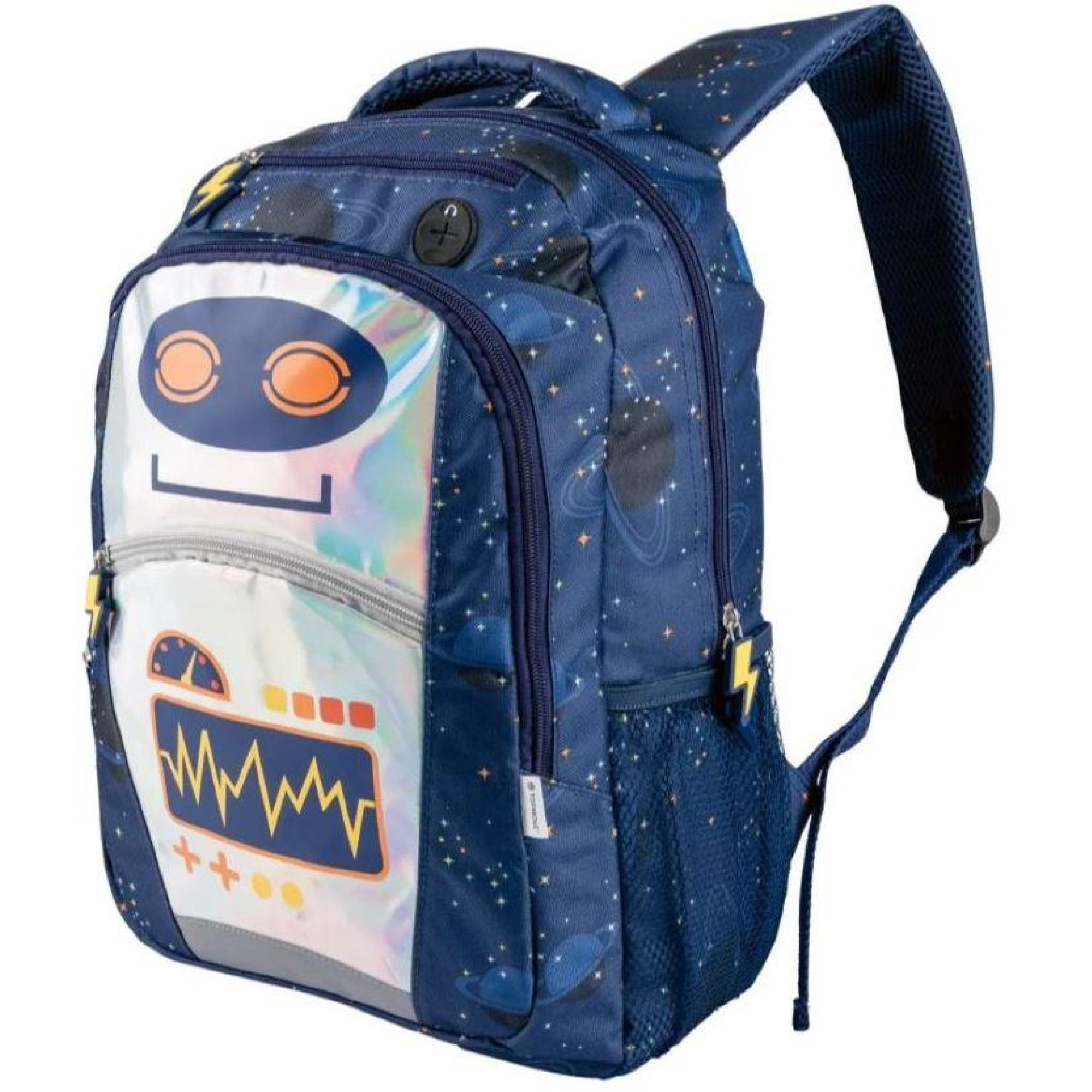 Легкий шкільний рюкзак із роботом Topmove 16L синій - 2 - Robinzon.ua