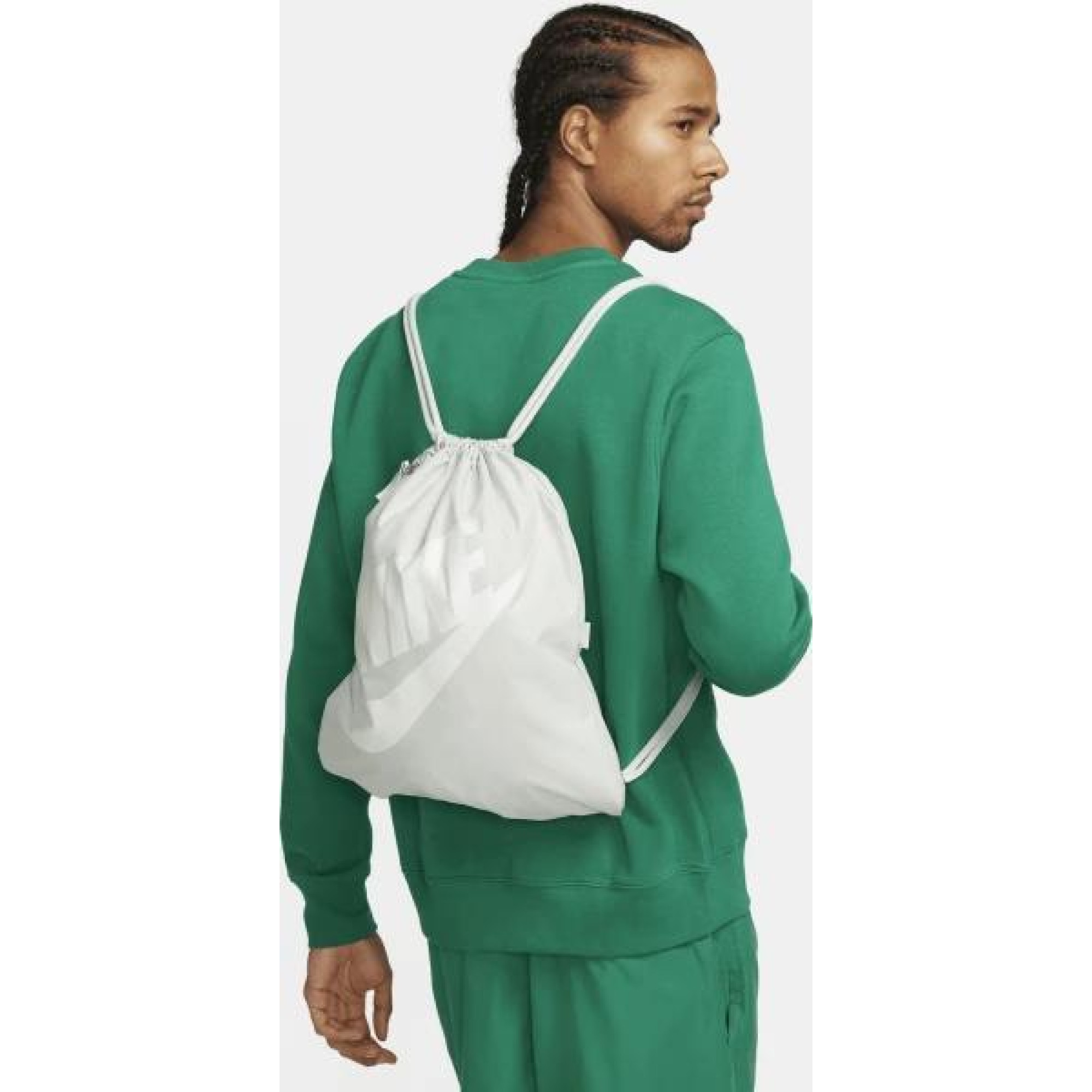 Рюкзак-мішок Nike NK HERITAGE DRAWSTRING 13L сірий Уні 33х43 см DC4245-034 - 2 - Robinzon.ua