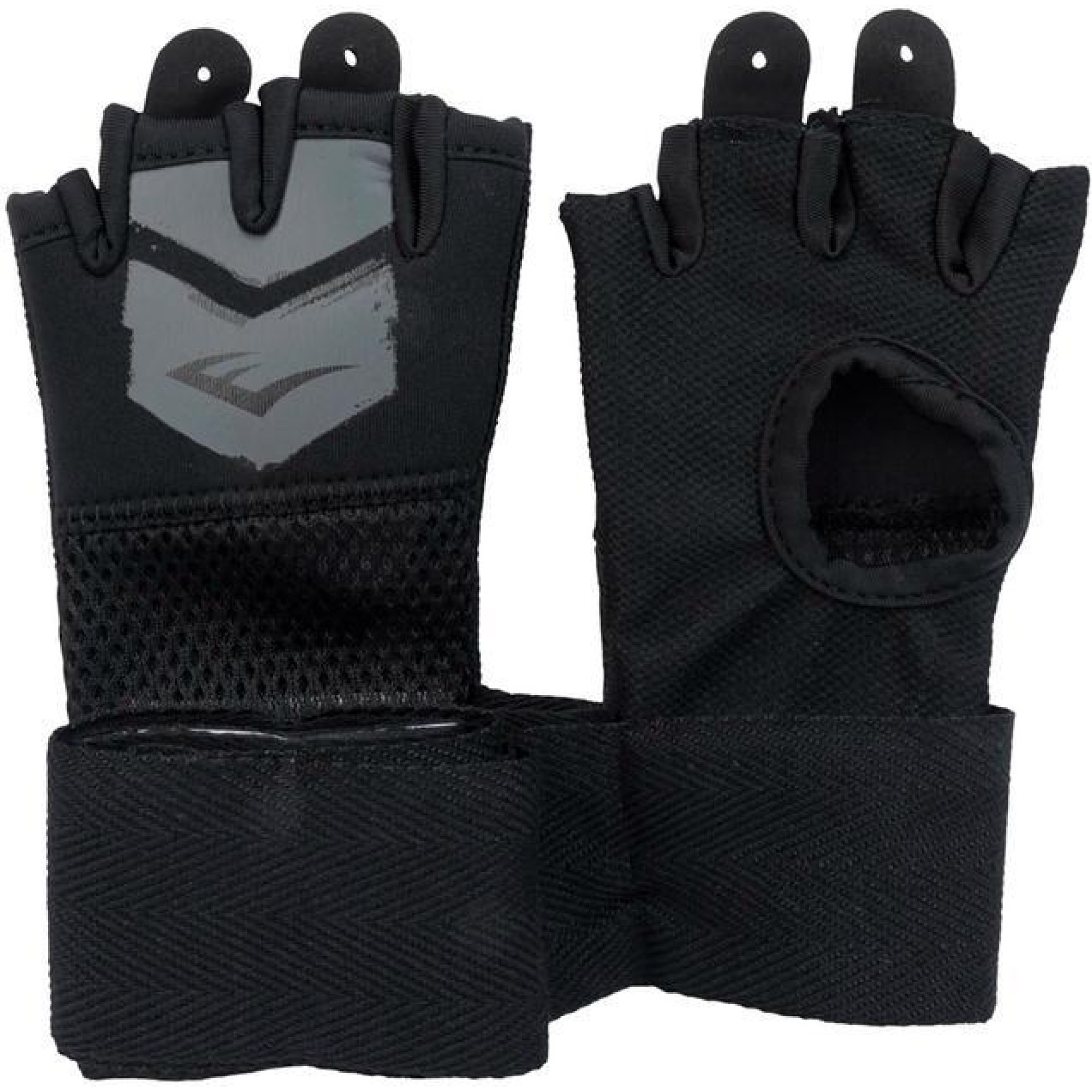 Бинти-перчатки Everlast PROSPECT QUICK WRAPS черный, серый Уни S/M P00002985 - Robinzon.ua