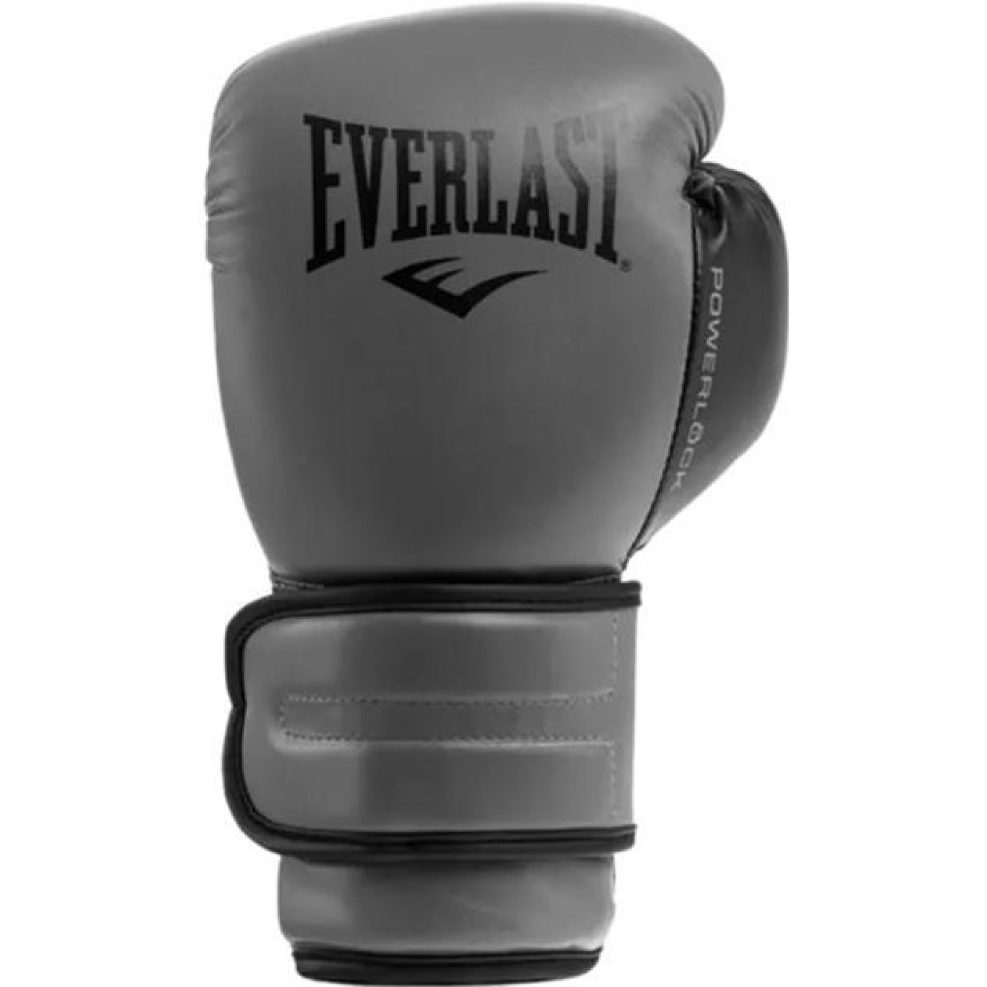 Боксерские перчатки  Everlast POWERLOCK 2R TRAINING GLOVE серый, черный Уни 10 унций P00002304 - Robinzon.ua