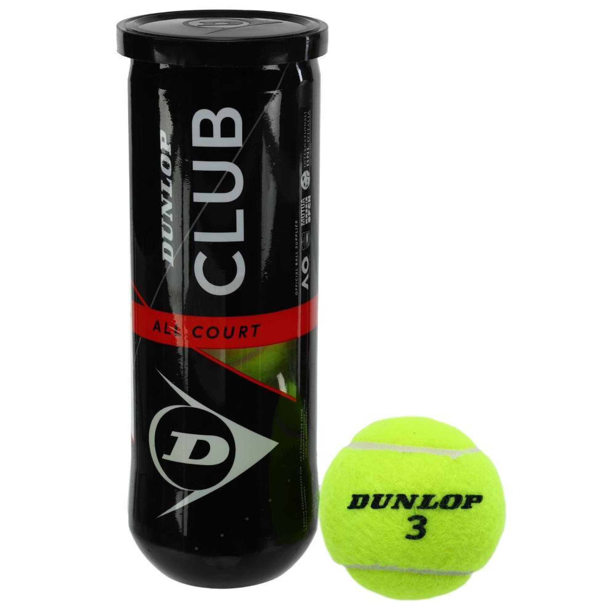 М'ячі для тенісу Dunlop CLUB AC 3B 601334 - Robinzon.ua