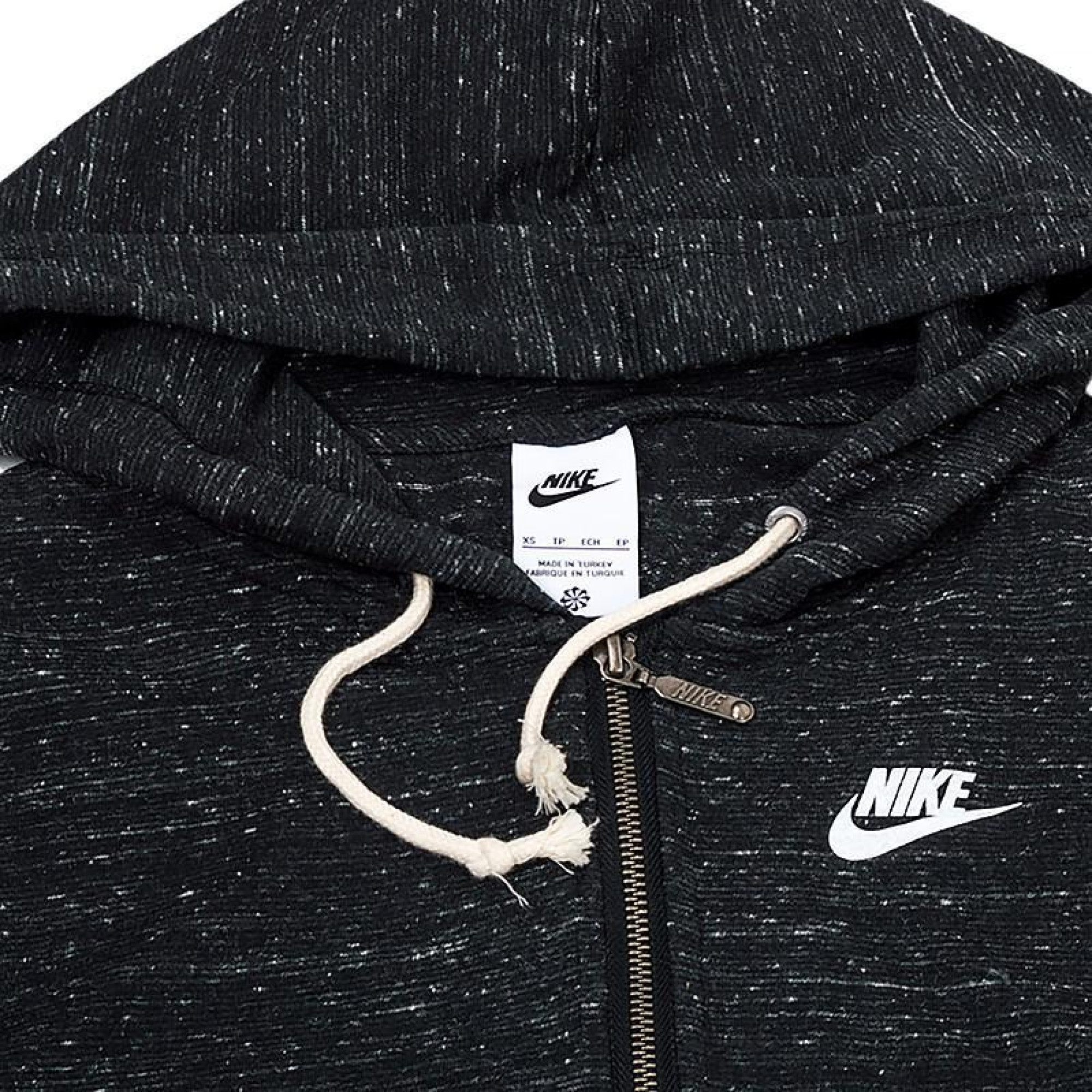 Жіноча Толстовка Nike W NSW GYM VNTG EASY FZ HOODIE Чорний M (DM6386-010 M) - 2 - Robinzon.ua