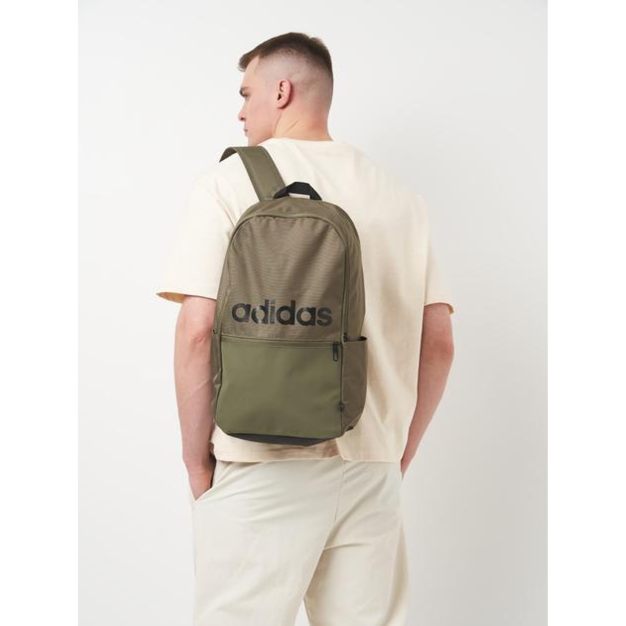 Рюкзак Adidas Classic Daily Backpack 22.75L оливковий Уні 16x27x46 см IS7065 - 2 - Robinzon.ua