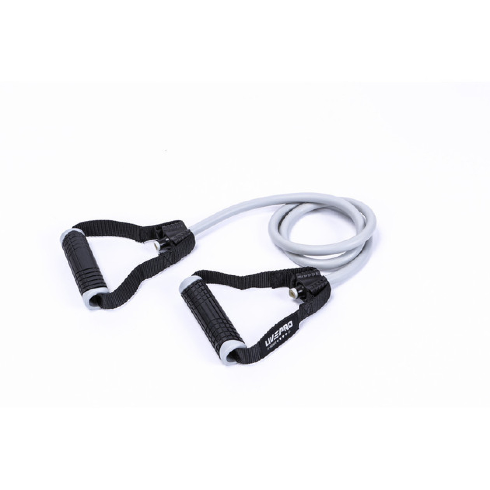 Еспандер трубчастий LivePro TONING TUBE PRO чорний, сірий 6х13х1200мм LP8405-XH - Robinzon.ua