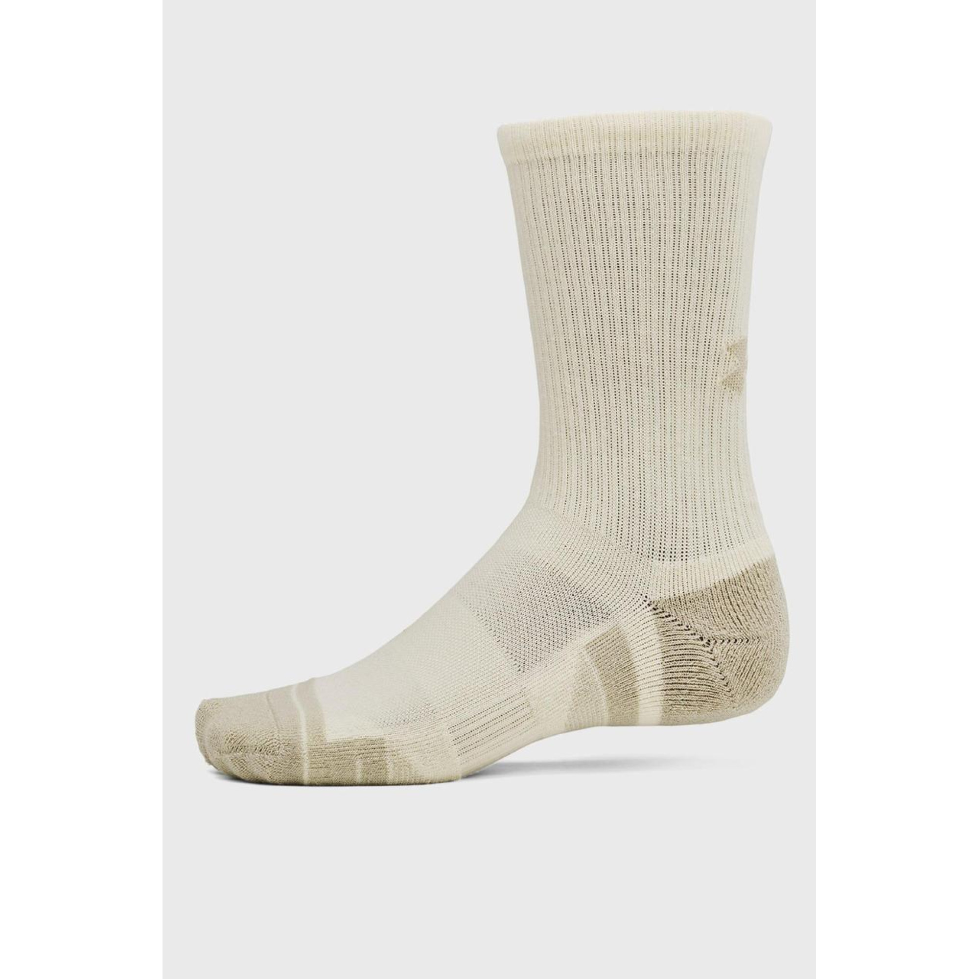 Чоловічі Шкарпетки UA Performance Tech 3pk Crew Бежевий M (1379512-299 M) - 1 - Robinzon.ua