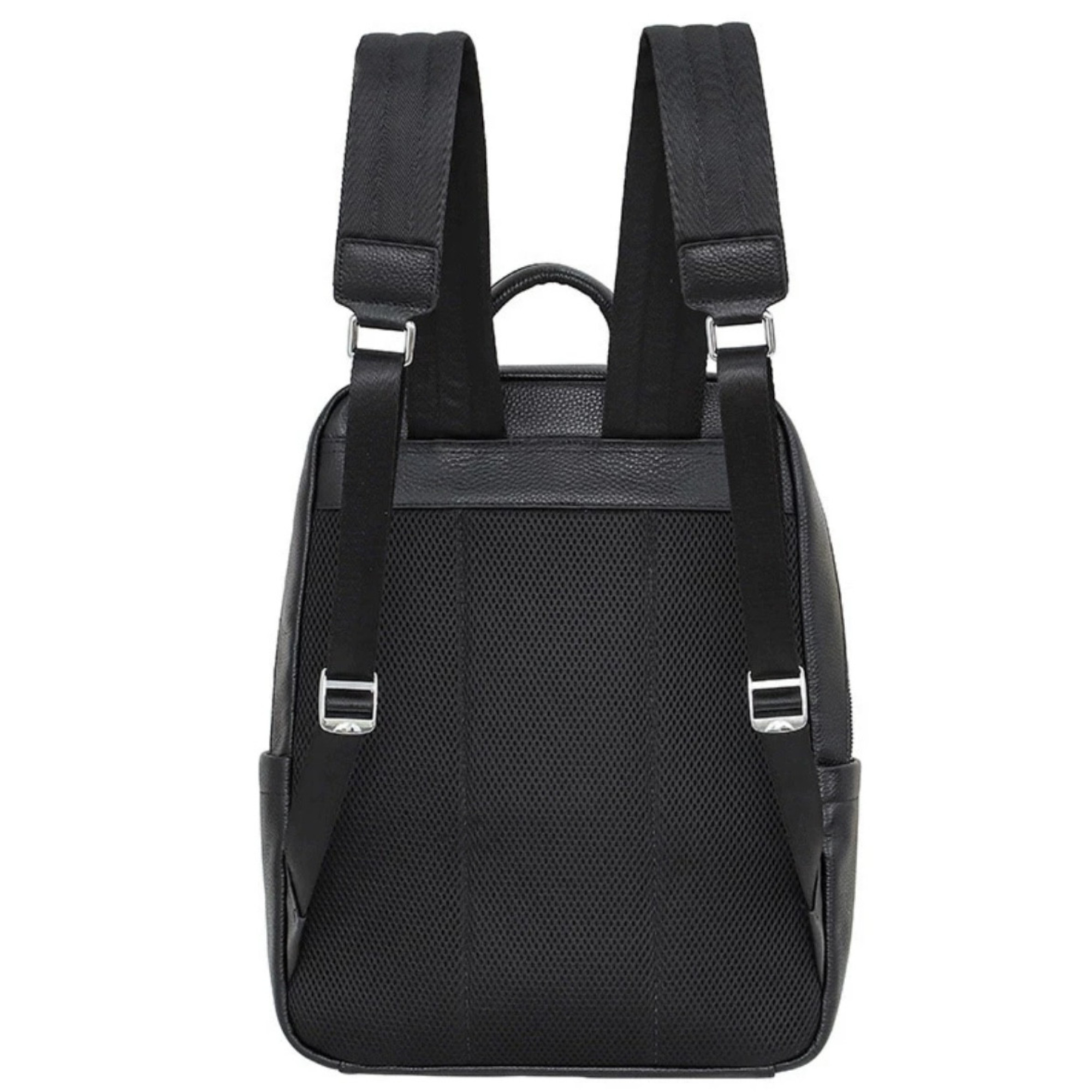 Мужской кожаный рюкзак для поездок и прогулок черный Tiding Bag 75362 - 6 - Robinzon.ua