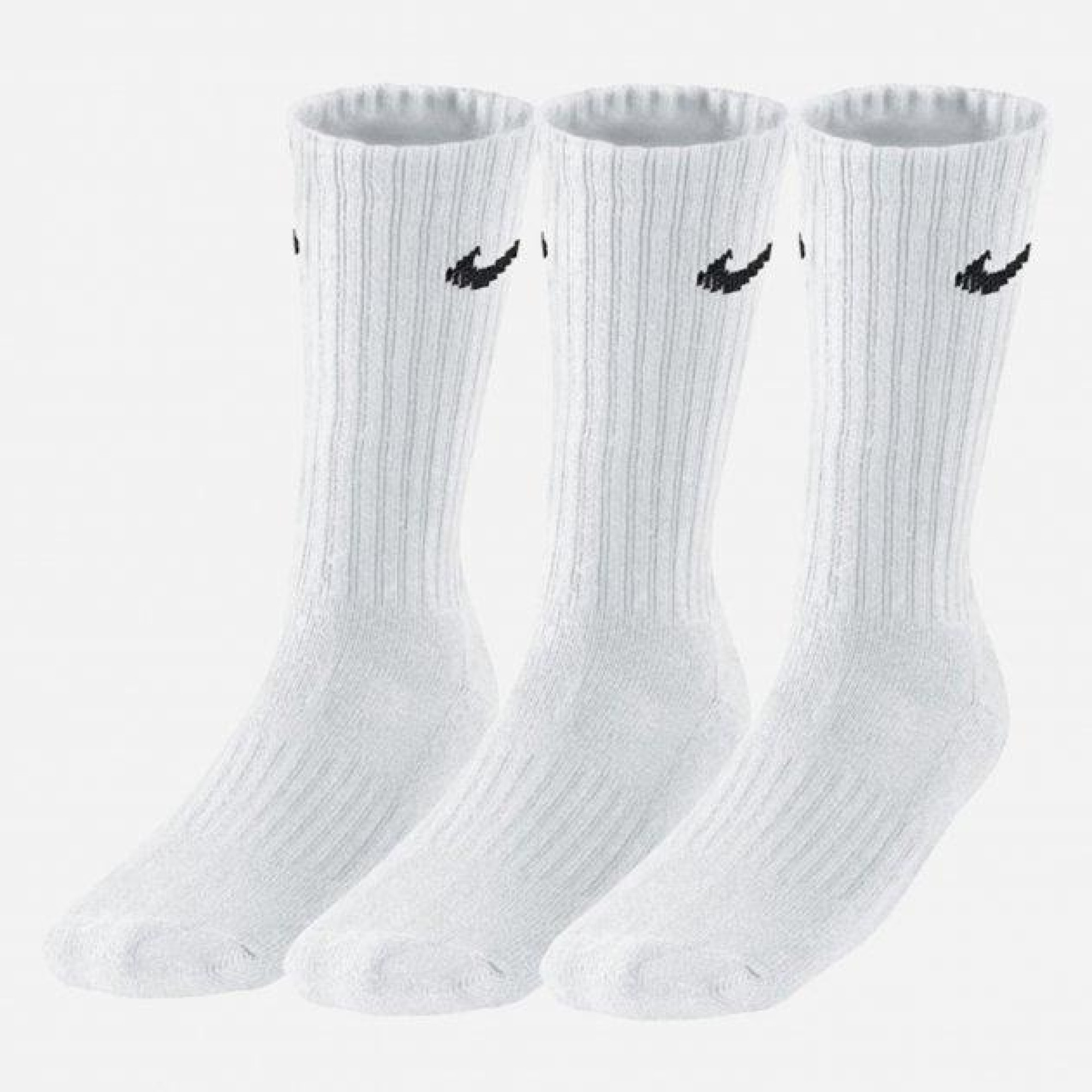 Набор носков Nike U Nk V Cush Crew-3p Value Белый 3 пары (34-38) S (SX4508-001) - Robinzon.ua