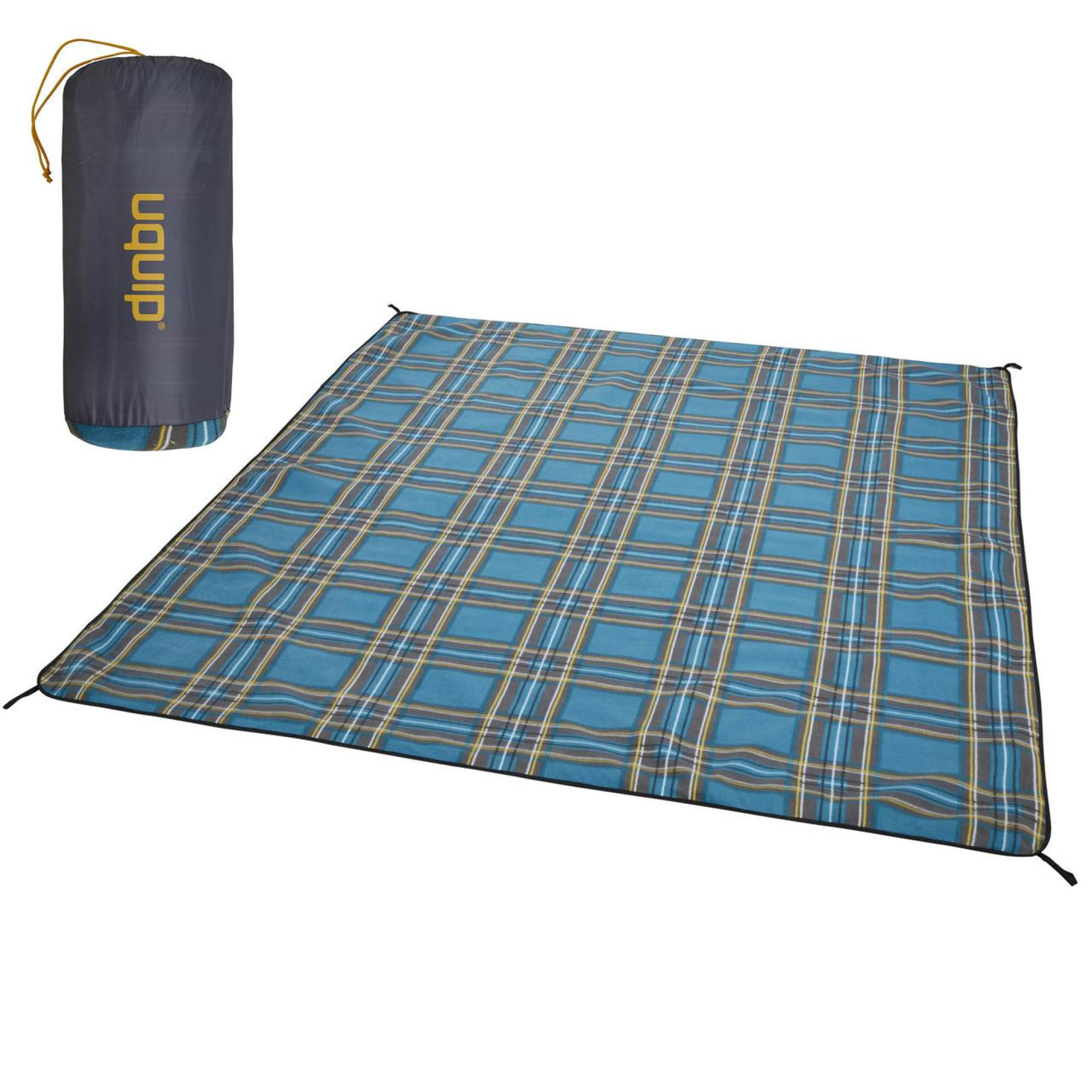 Килимок для пікніка Uquip Scotty XXL Petrol/Grey (243103) - Robinzon.ua