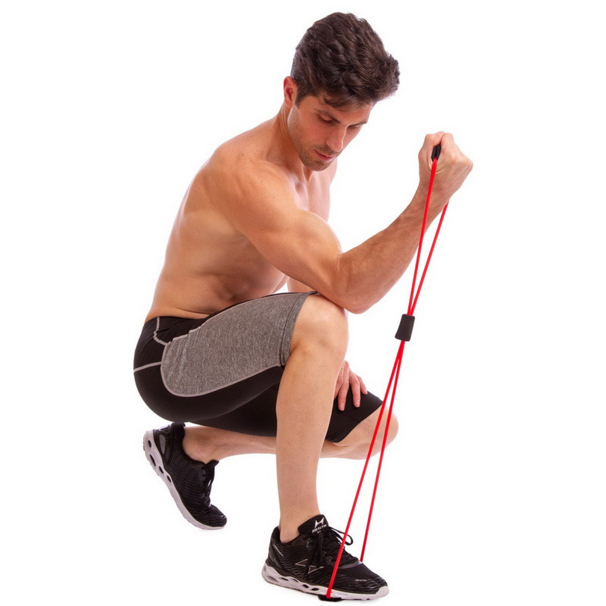 Эспандер EasyFit восьмерка трубчатый оранжевый - 2 - Robinzon.ua